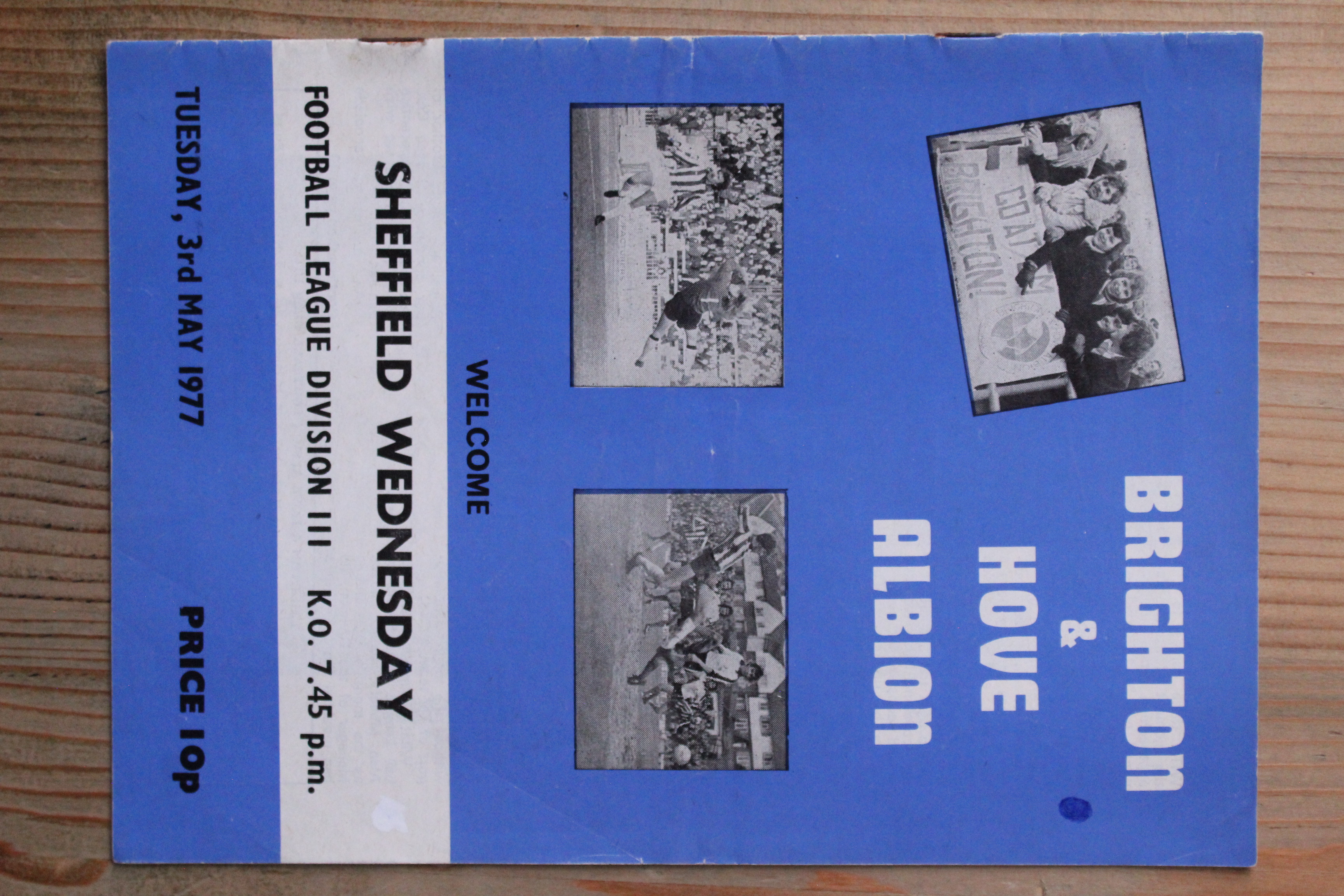 Brighton & Hove Albion FC v Sheffield Wednesday FC 
