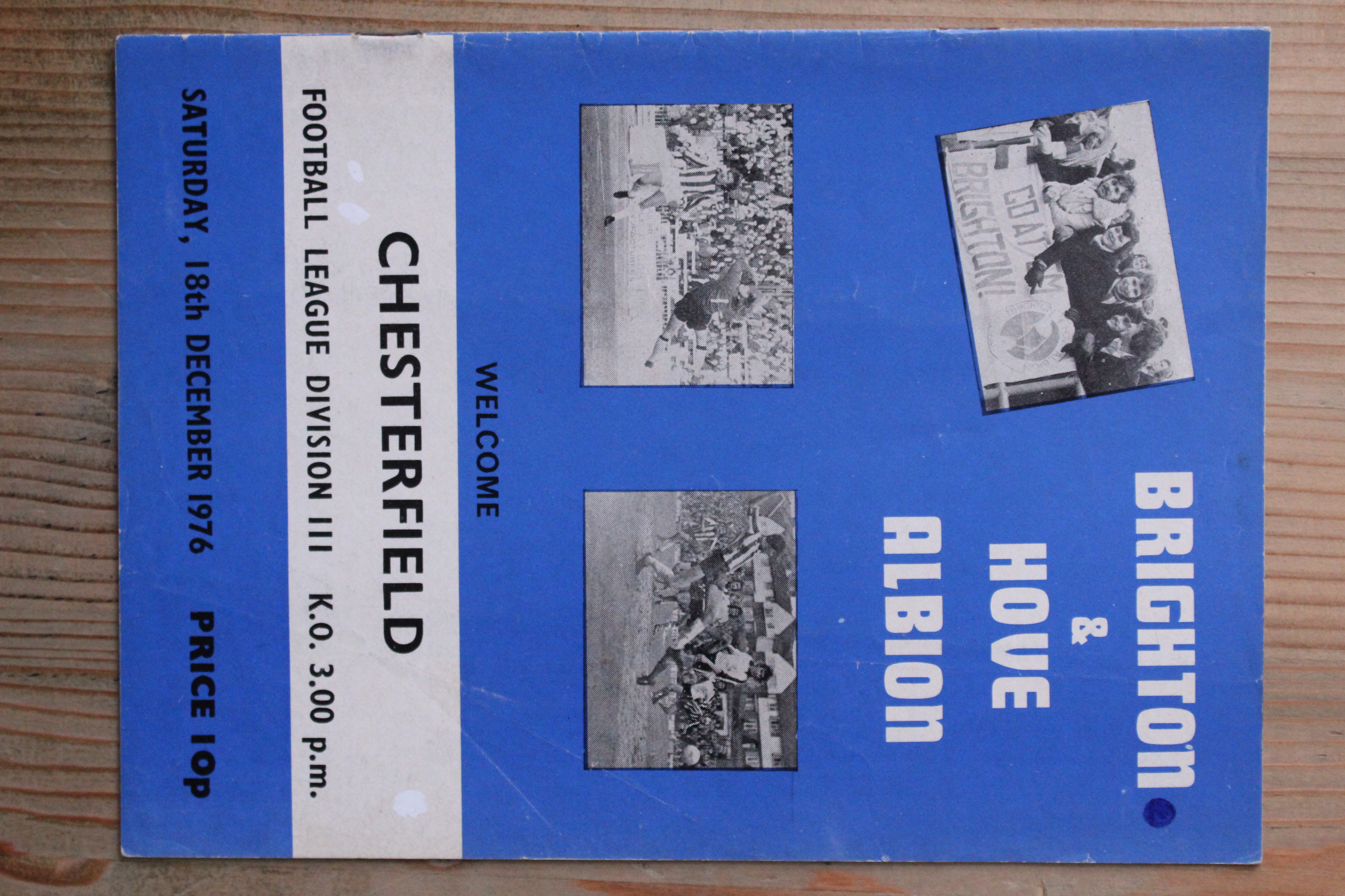 Brighton & Hove Albion FC v Chesterfield FC