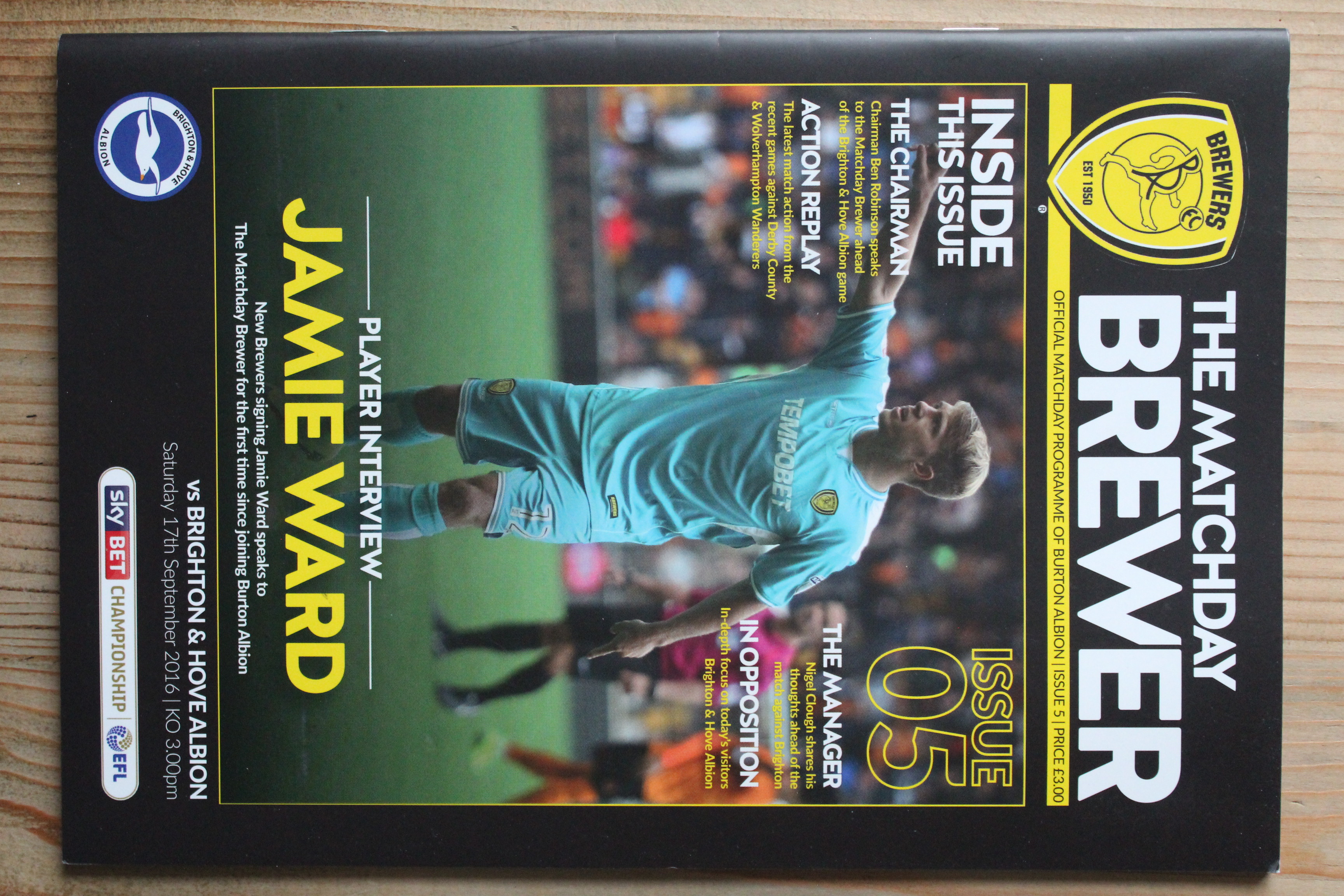 Burton Albion FC v Brighton & Hove Albion FC