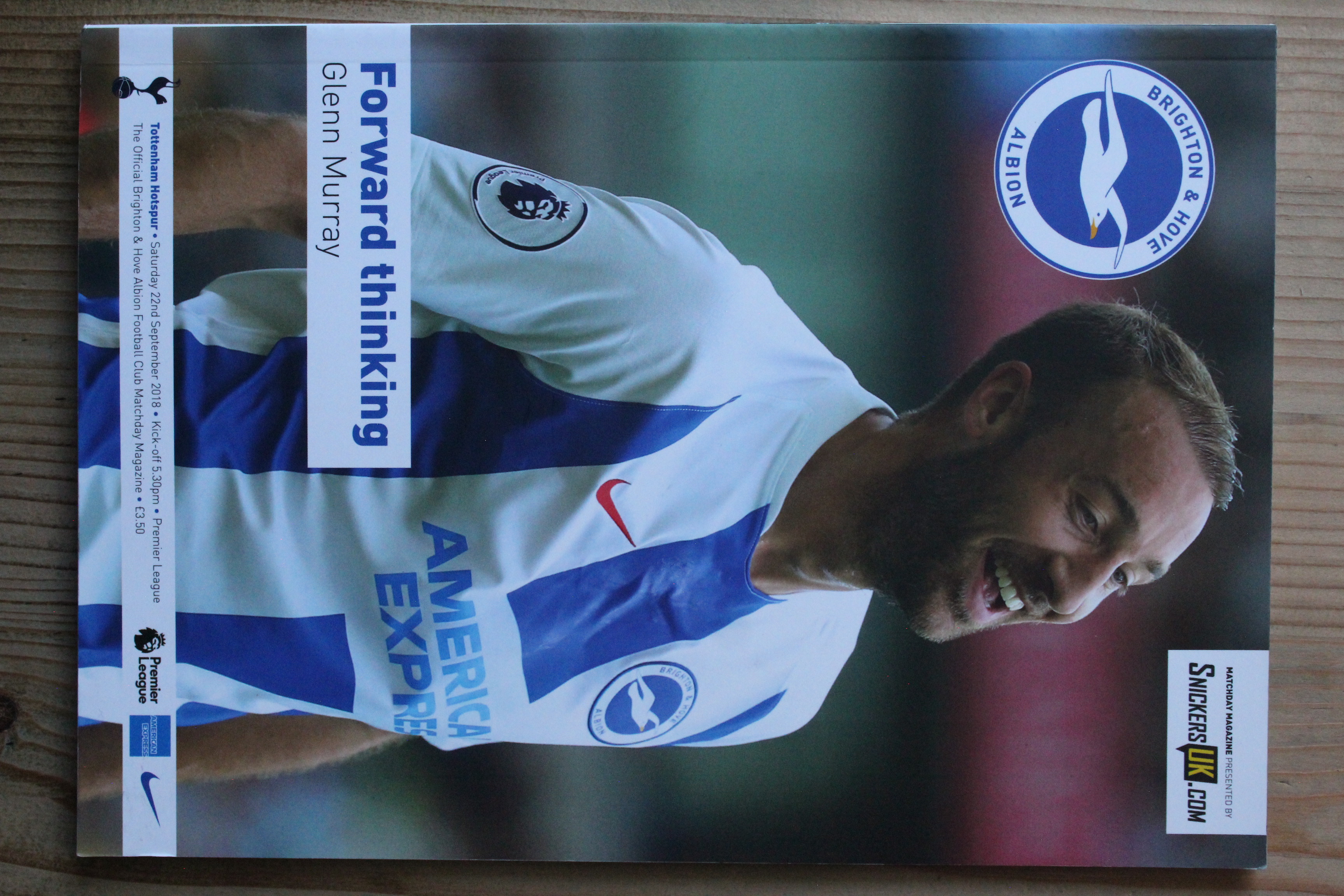 Brighton & Hove Albion FC v Tottenham Hotspur FC