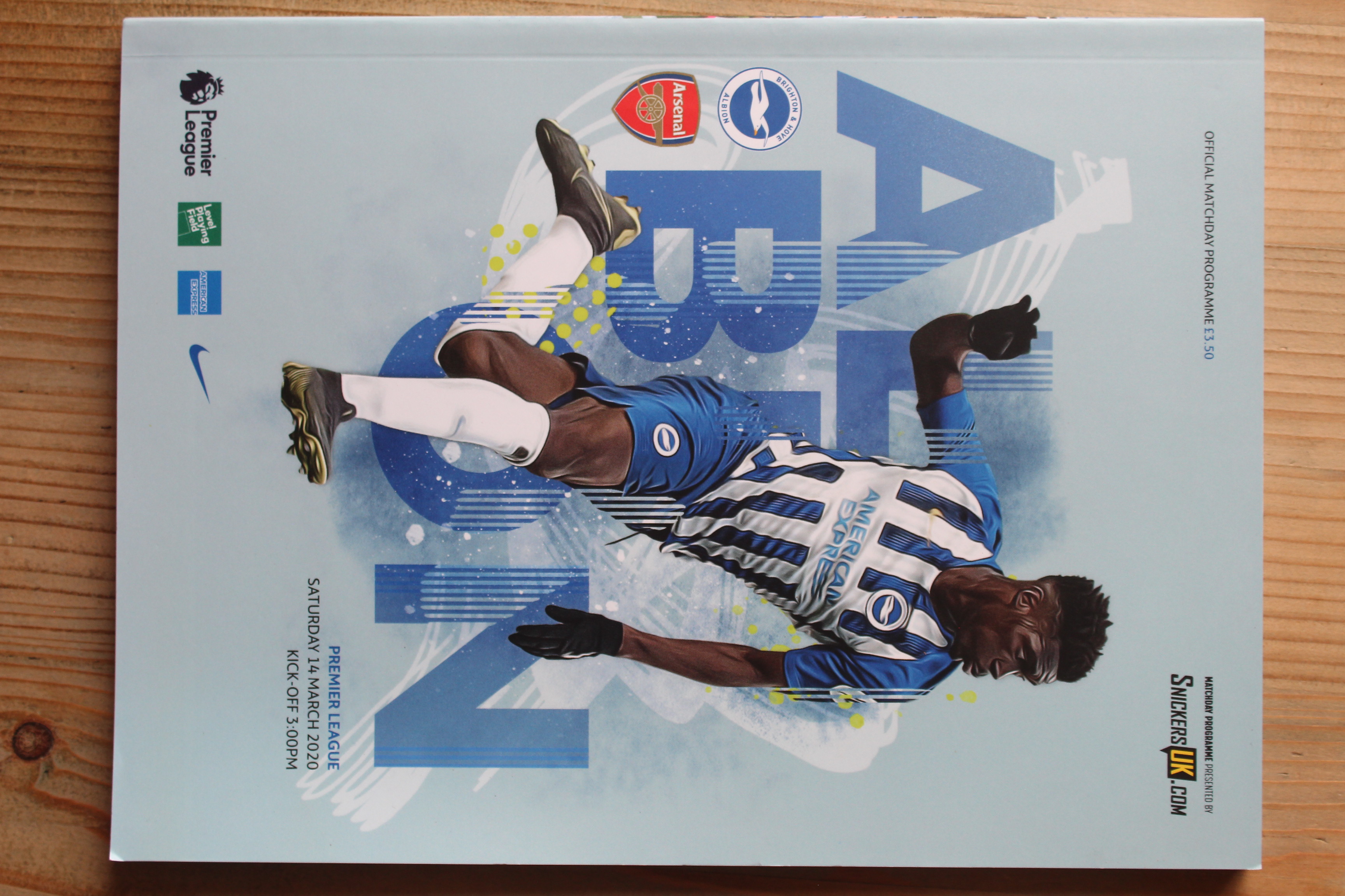 Brighton & Hove Albion FC v Arsenal FC