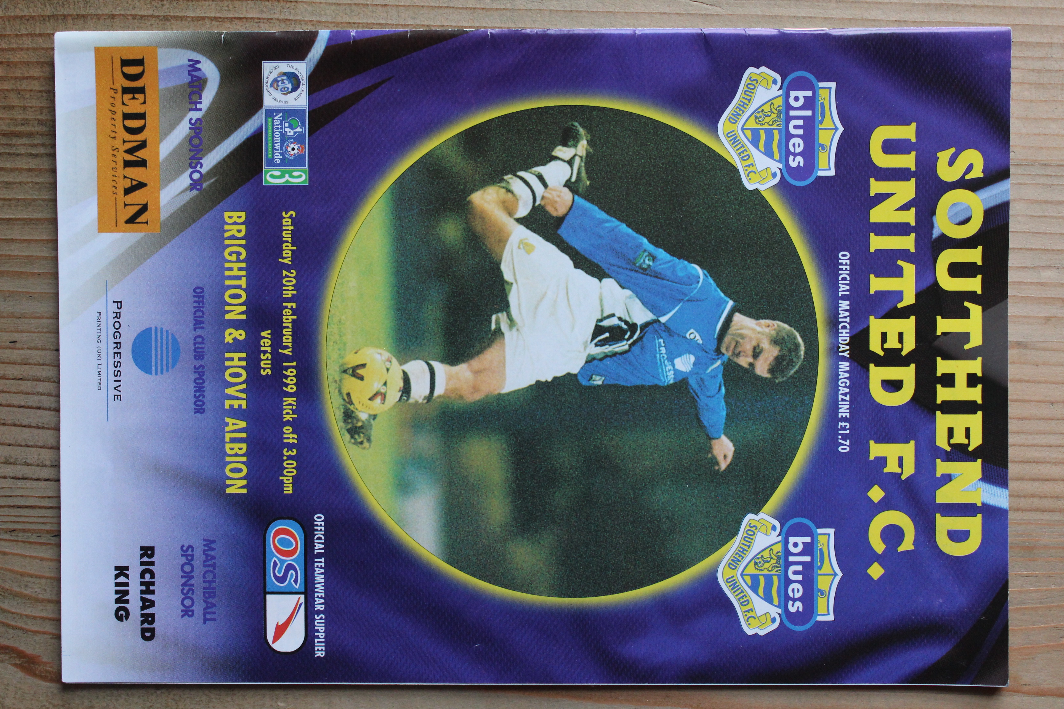 Southend United FC v Brighton & Hove Albion FC