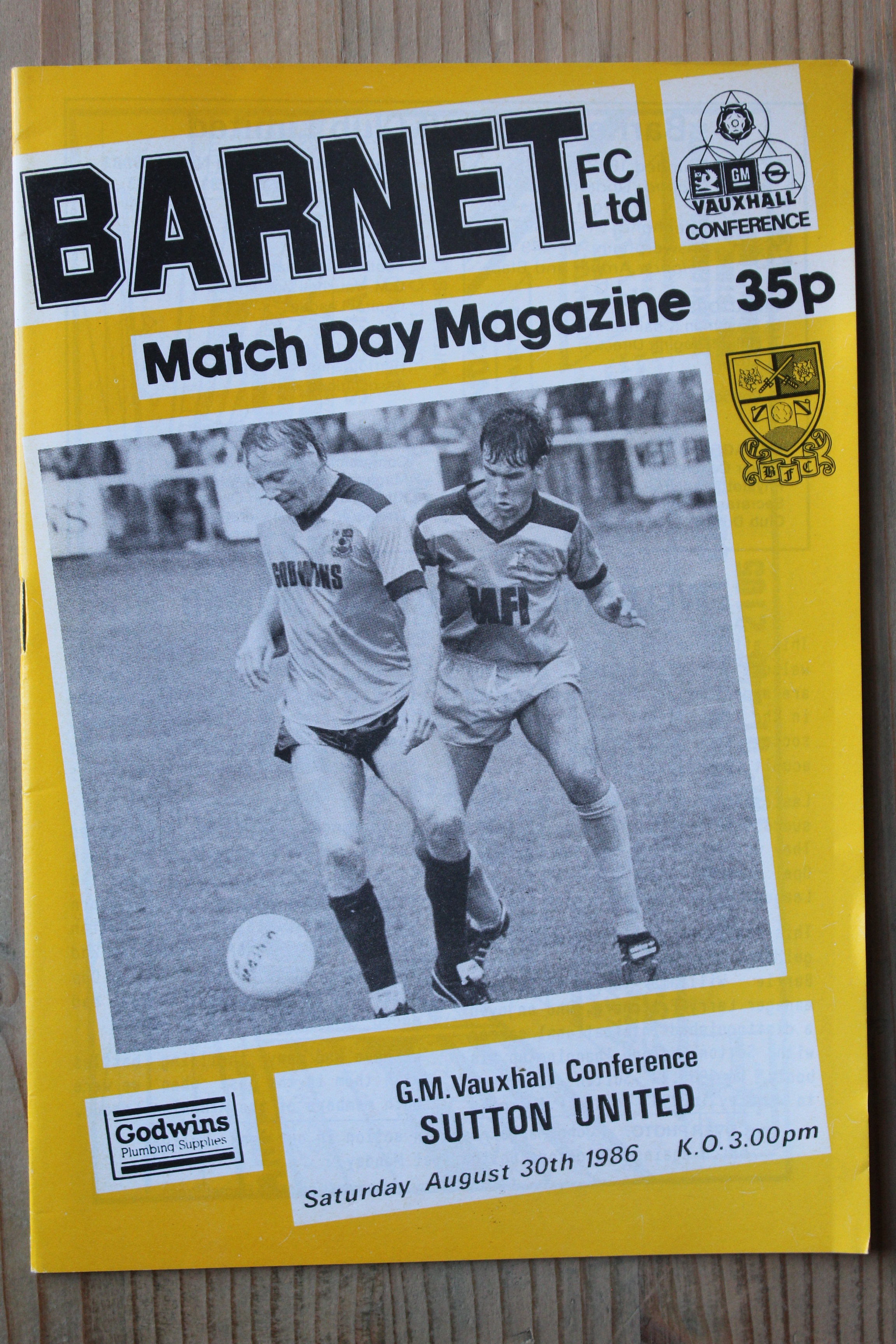 Barnet FC v Sutton United