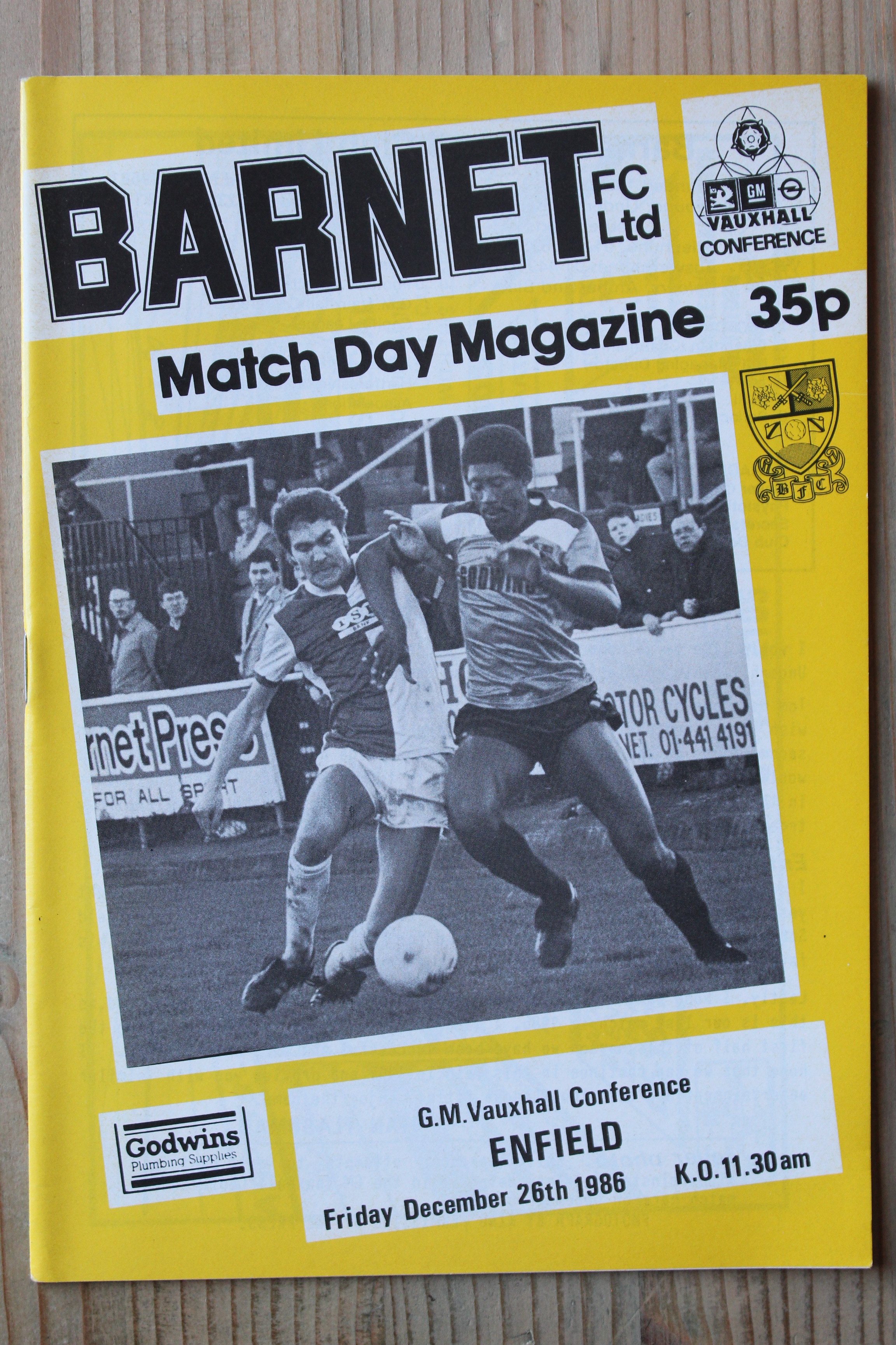 Barnet FC v Enfield