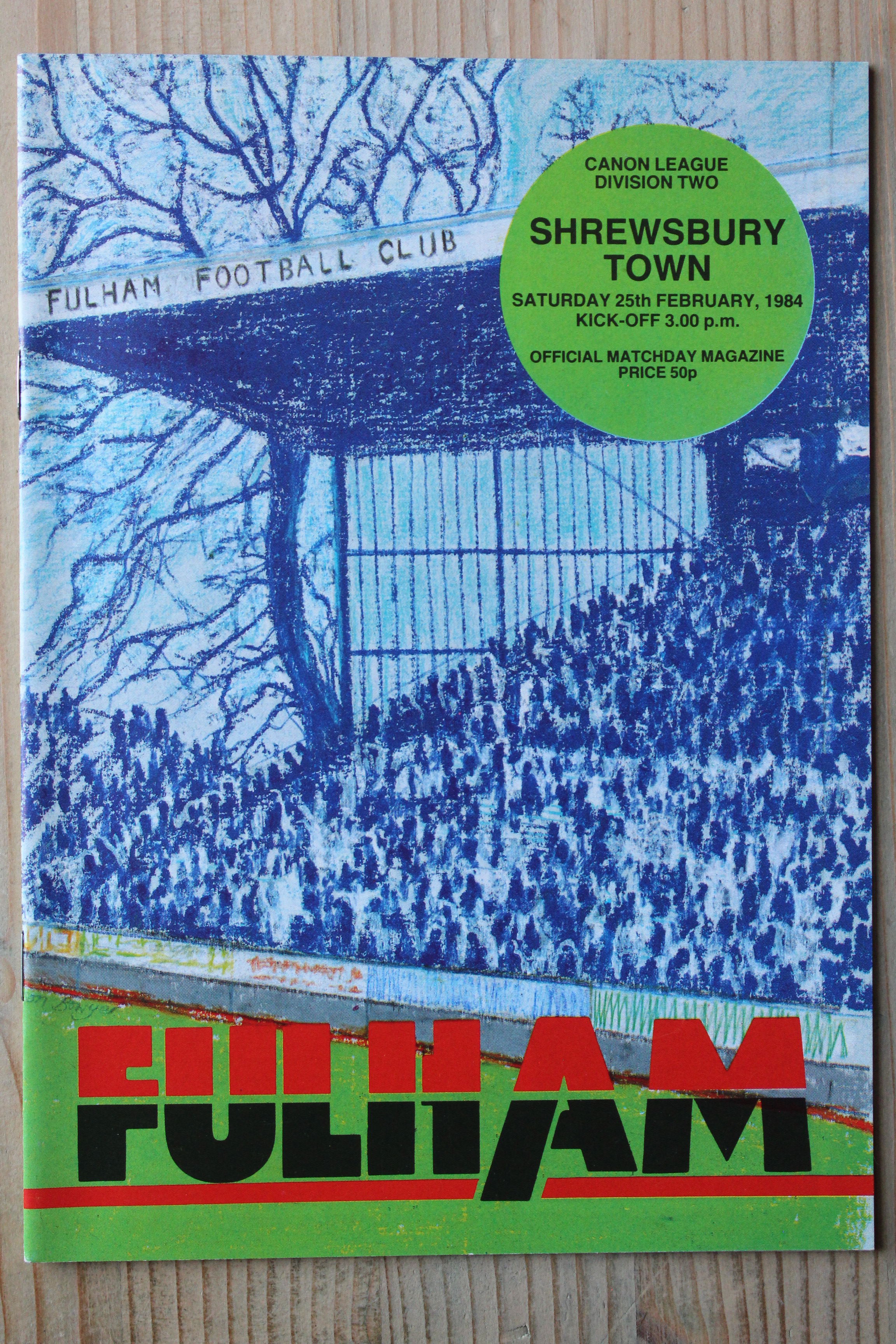 Fulham FC v Shrewsbury Town FC