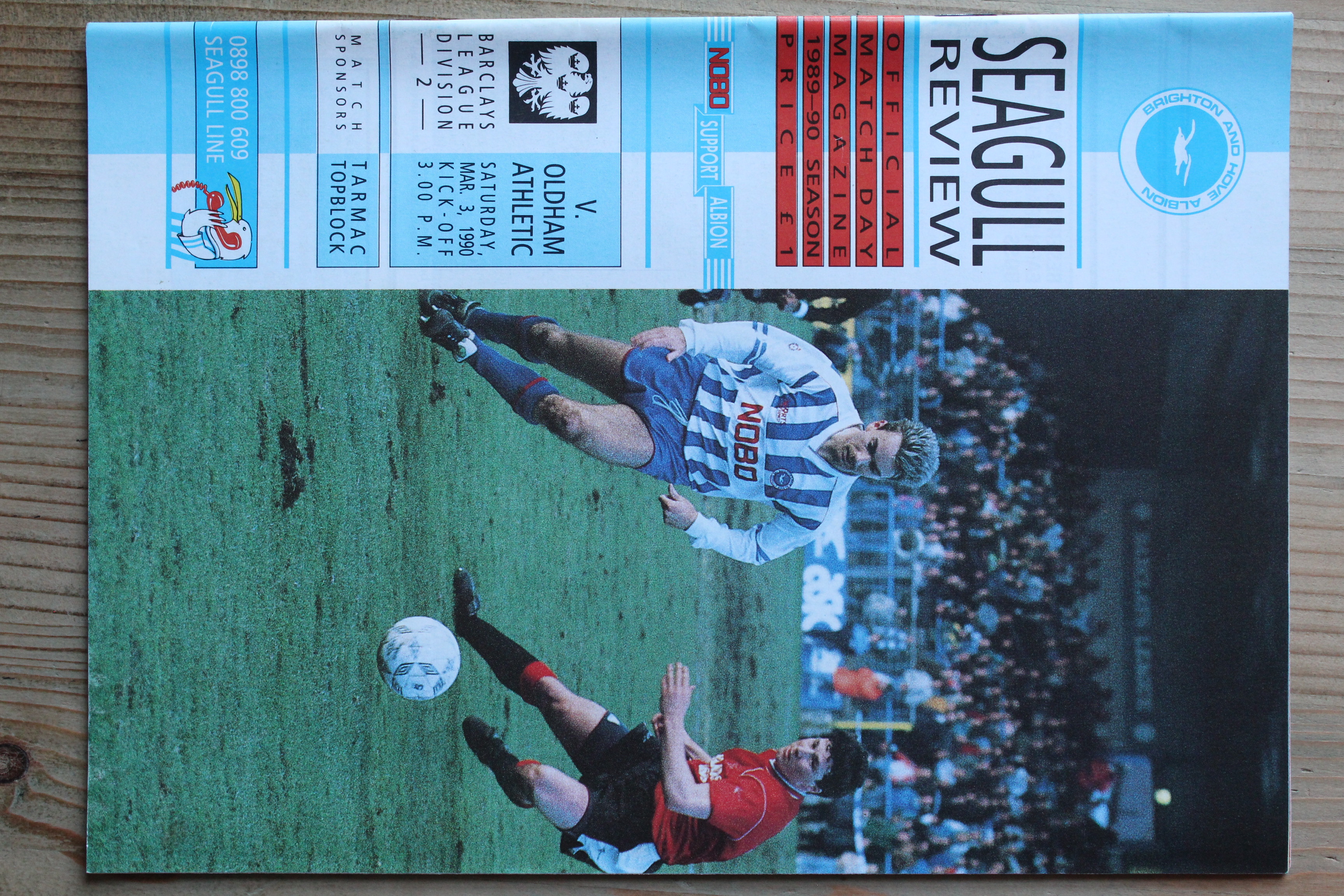 Brighton & Hove Albion FC v Oldham Athletic FC