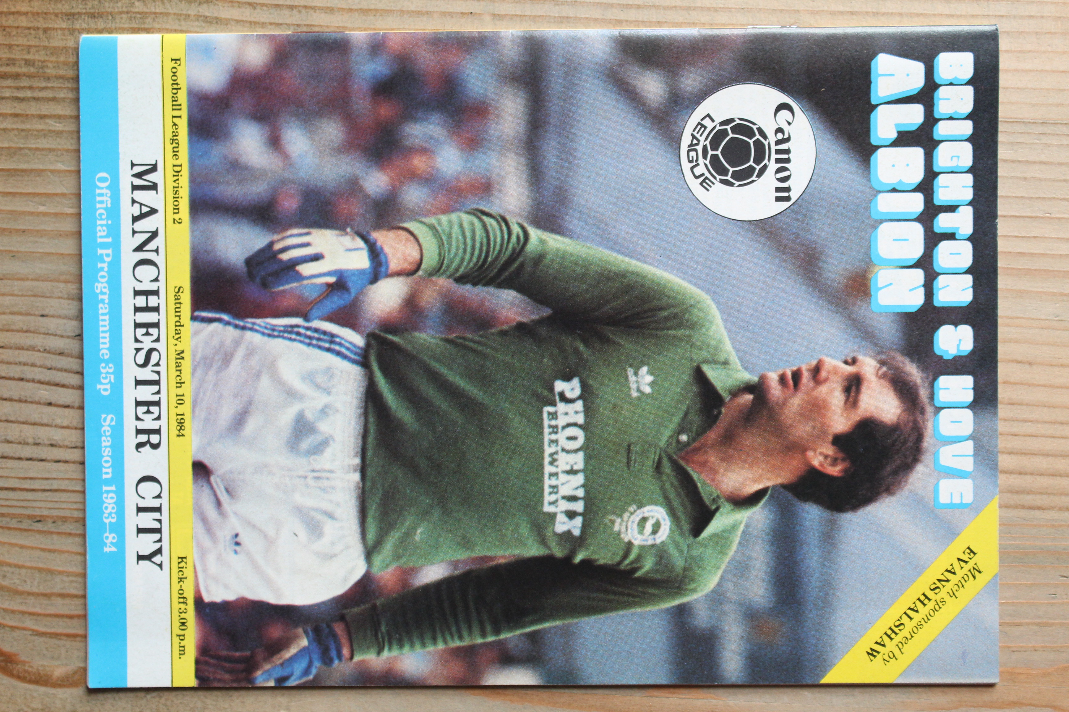 Brighton & Hove Albion FC v Manchester City FC