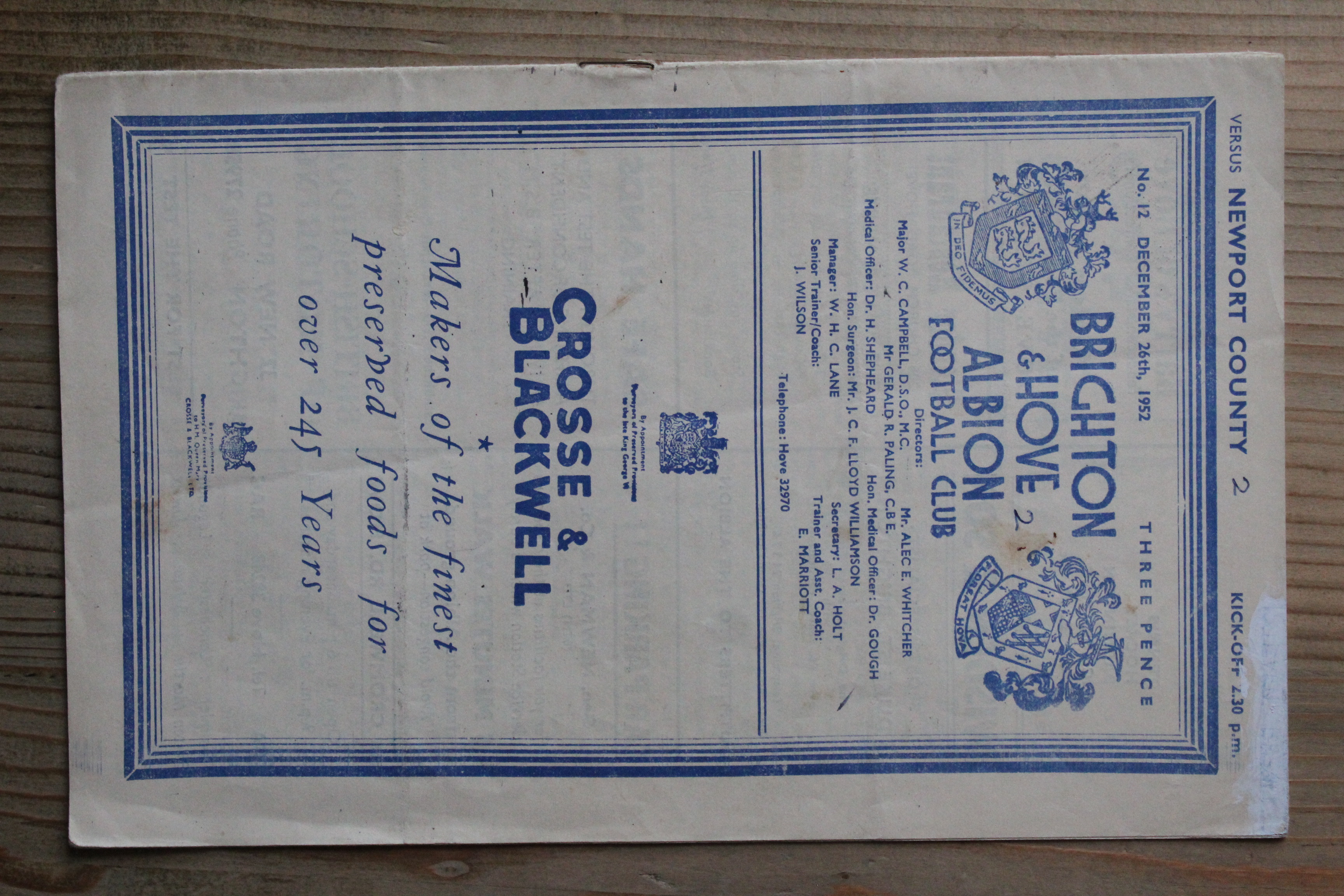 Brighton & Hove Albion FC v Newport County