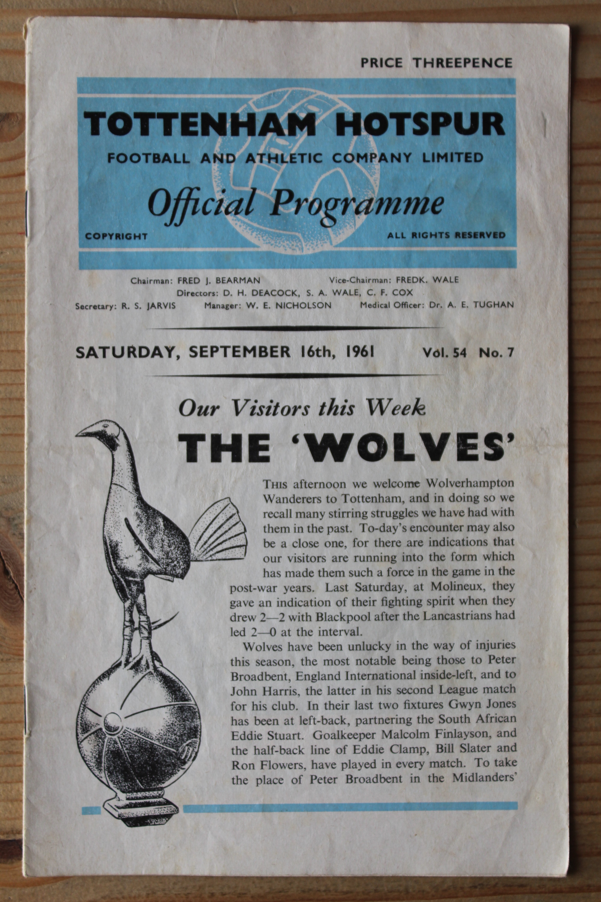 Tottenham Hotspur FC v Wolverhampton Wanderers FC