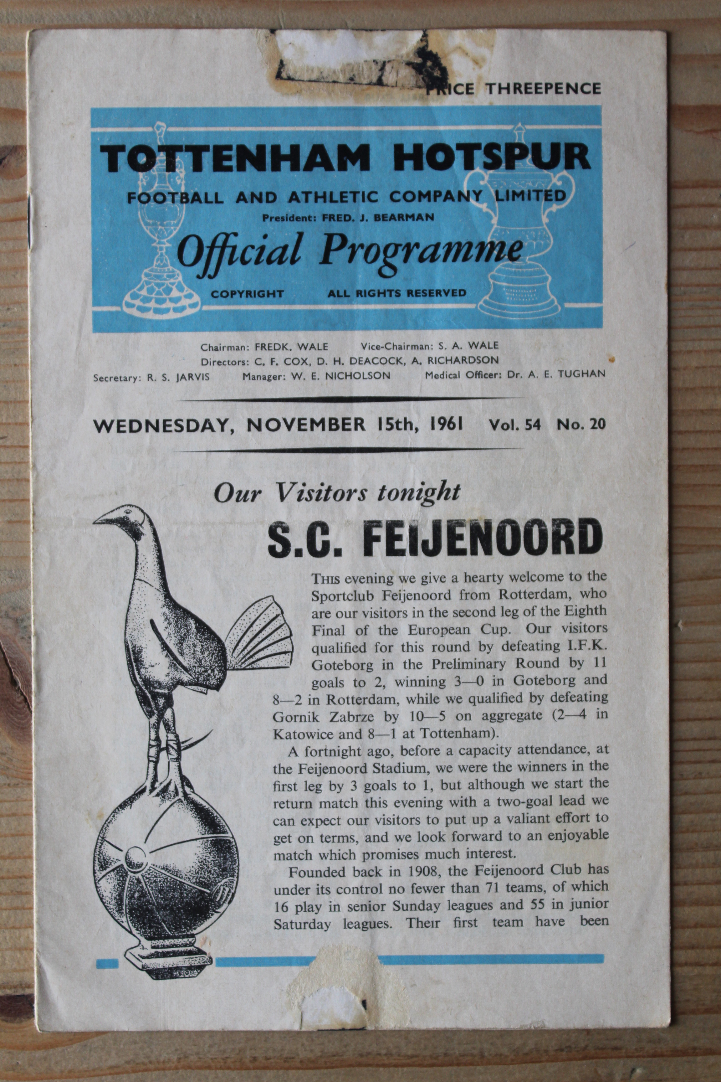 Tottenham Hotspur FC v Feyenoord