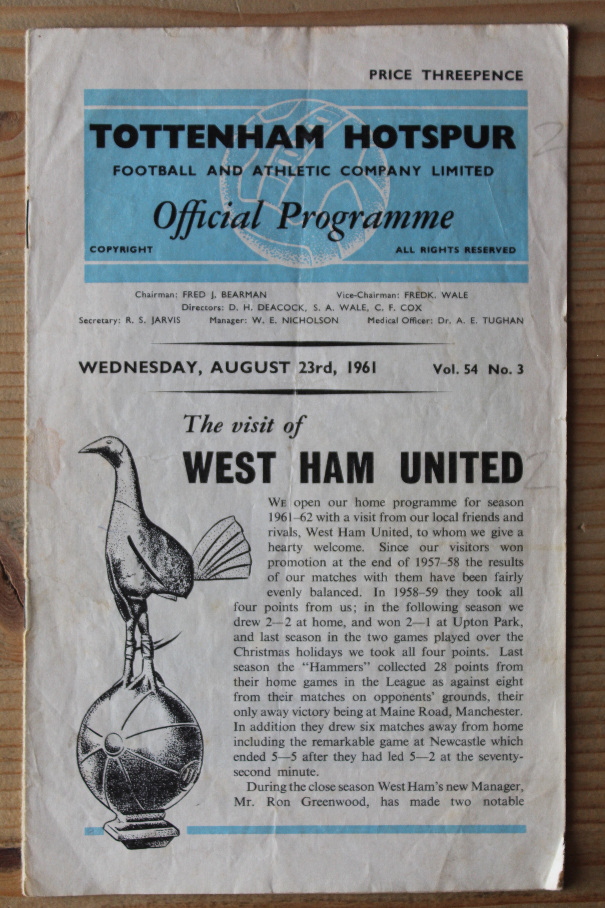 Tottenham Hotspur FC v West Ham United FC