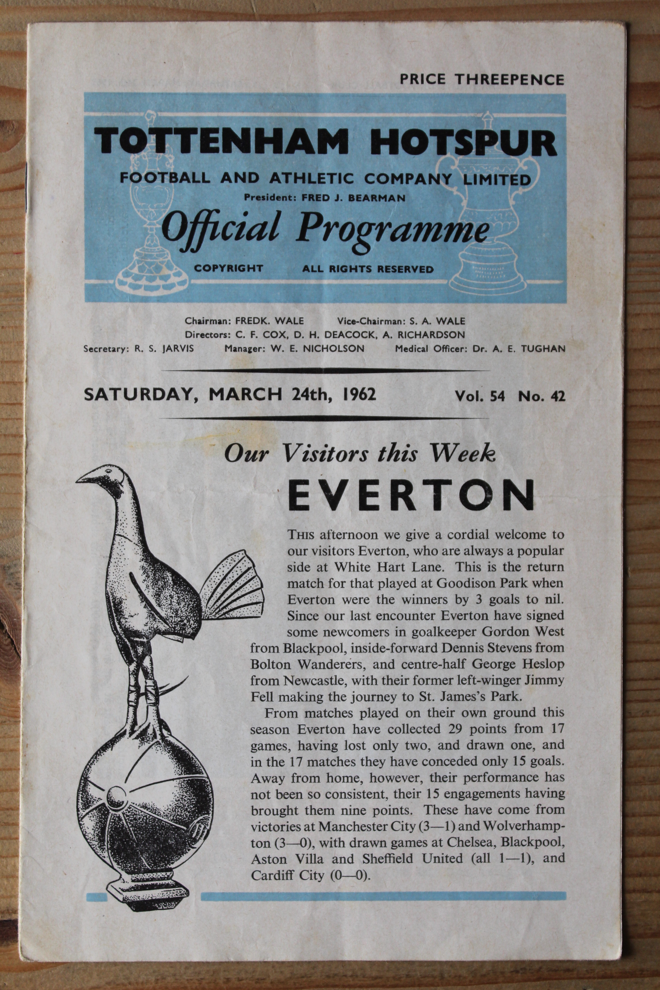 Tottenham Hotspur FC v Everton FC