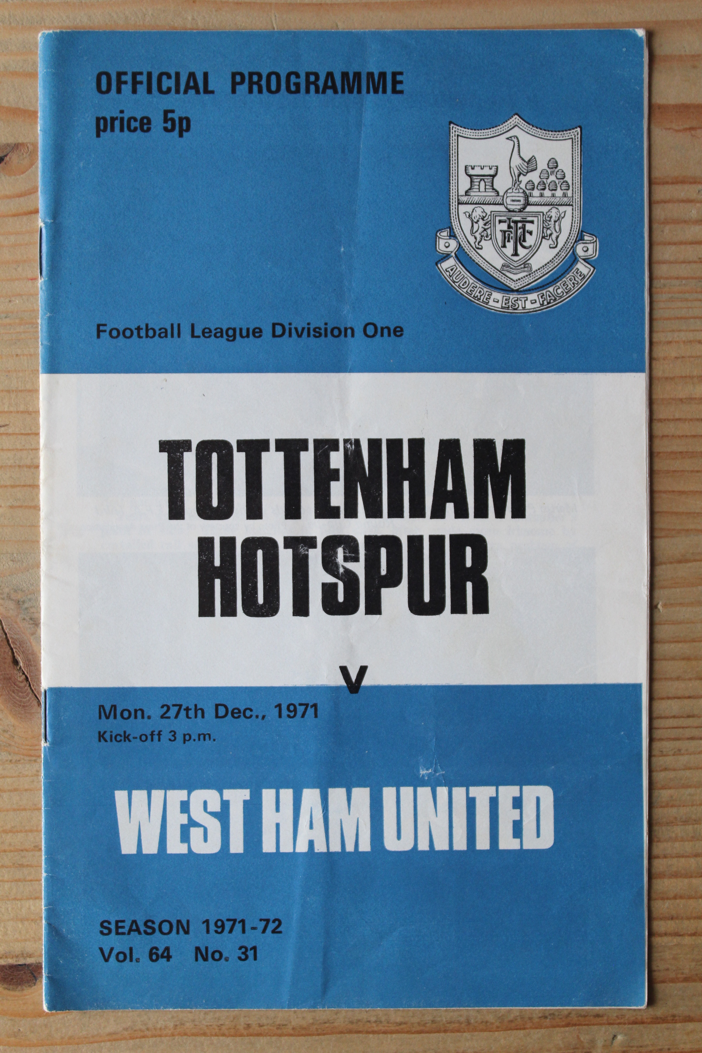 Tottenham Hotspur FC v West Ham United FC