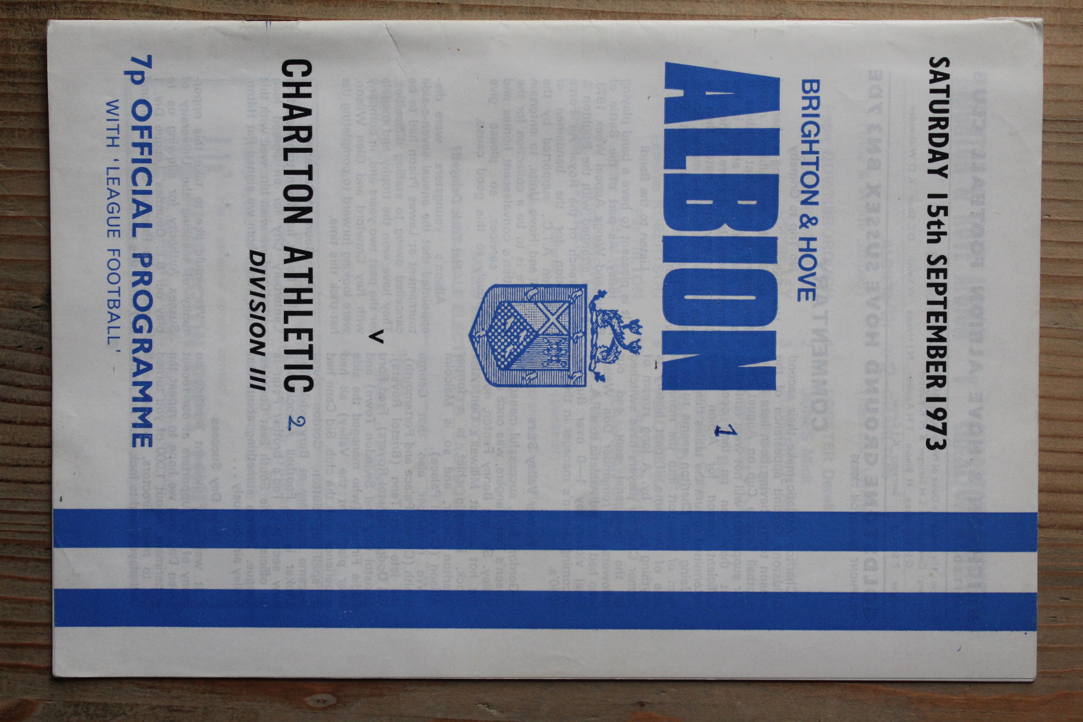 Brighton & Hove Albion FC v Charlton Athletic FC