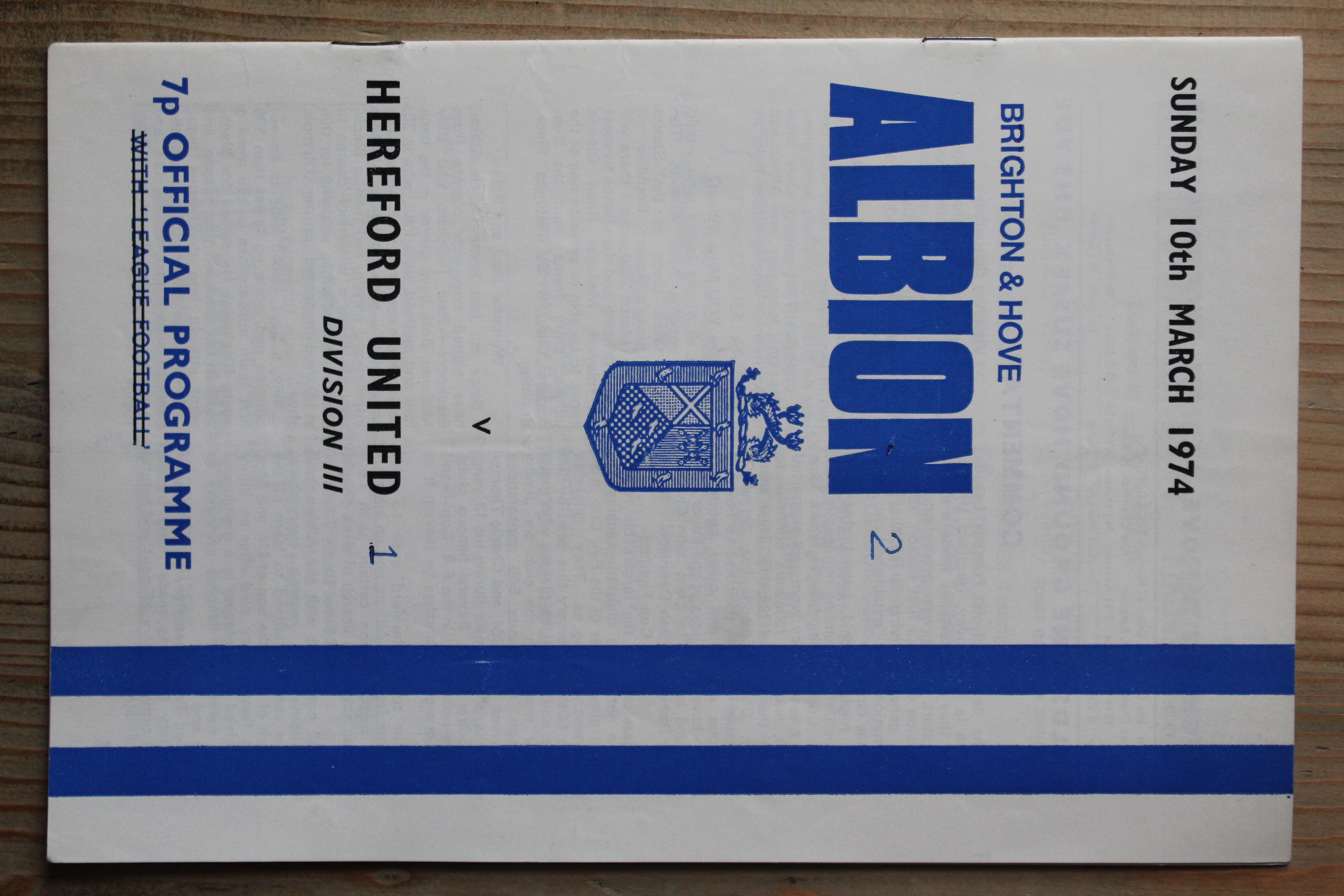 Brighton & Hove Albion FC v Hereford United