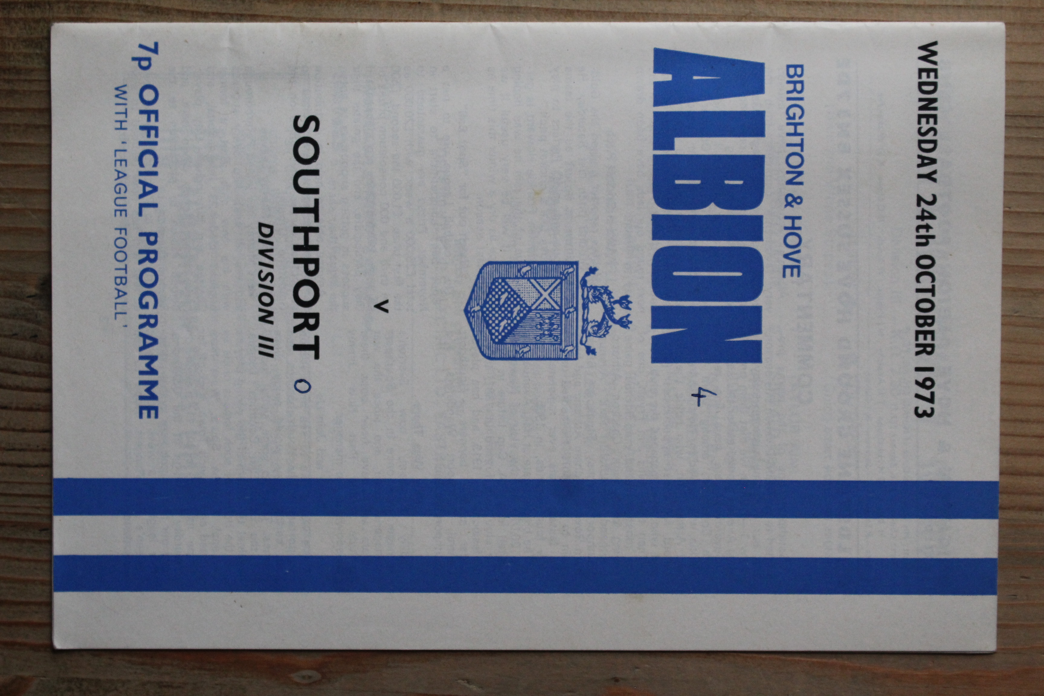 Brighton & Hove Albion FC v Southport
