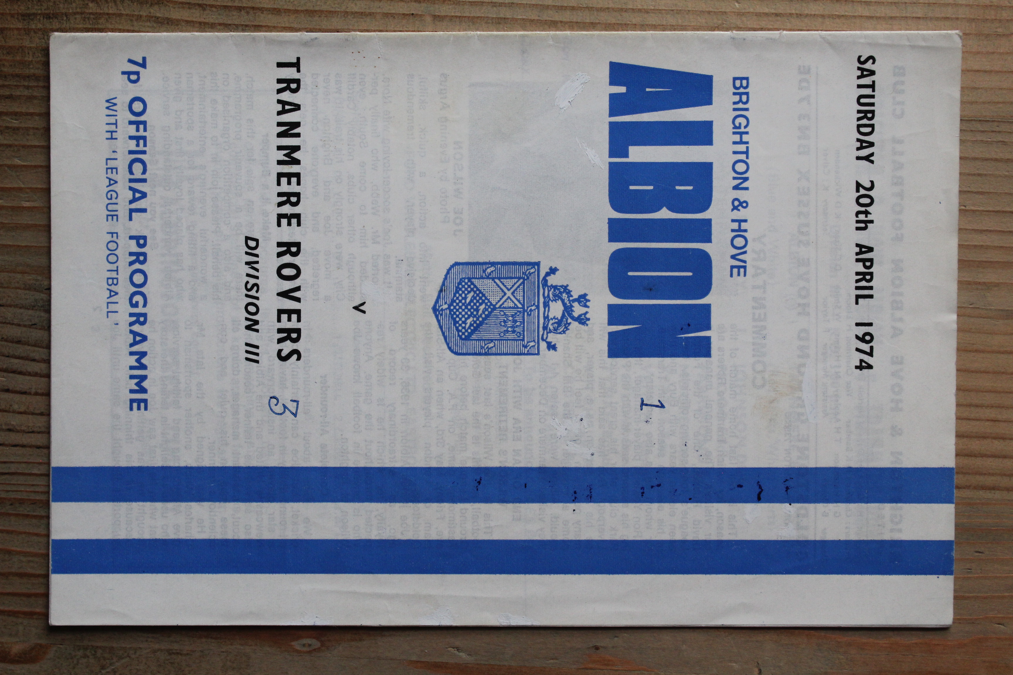 Brighton & Hove Albion FC v Tranmere Rovers FC