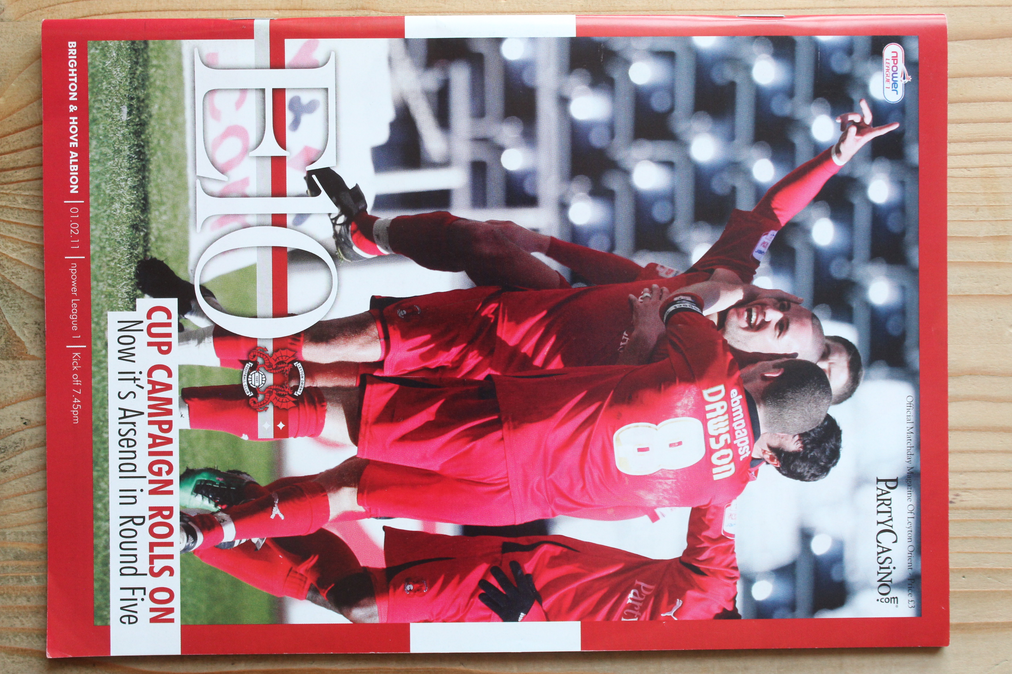 Leyton Orient FC v Brighton & Hove Albion FC