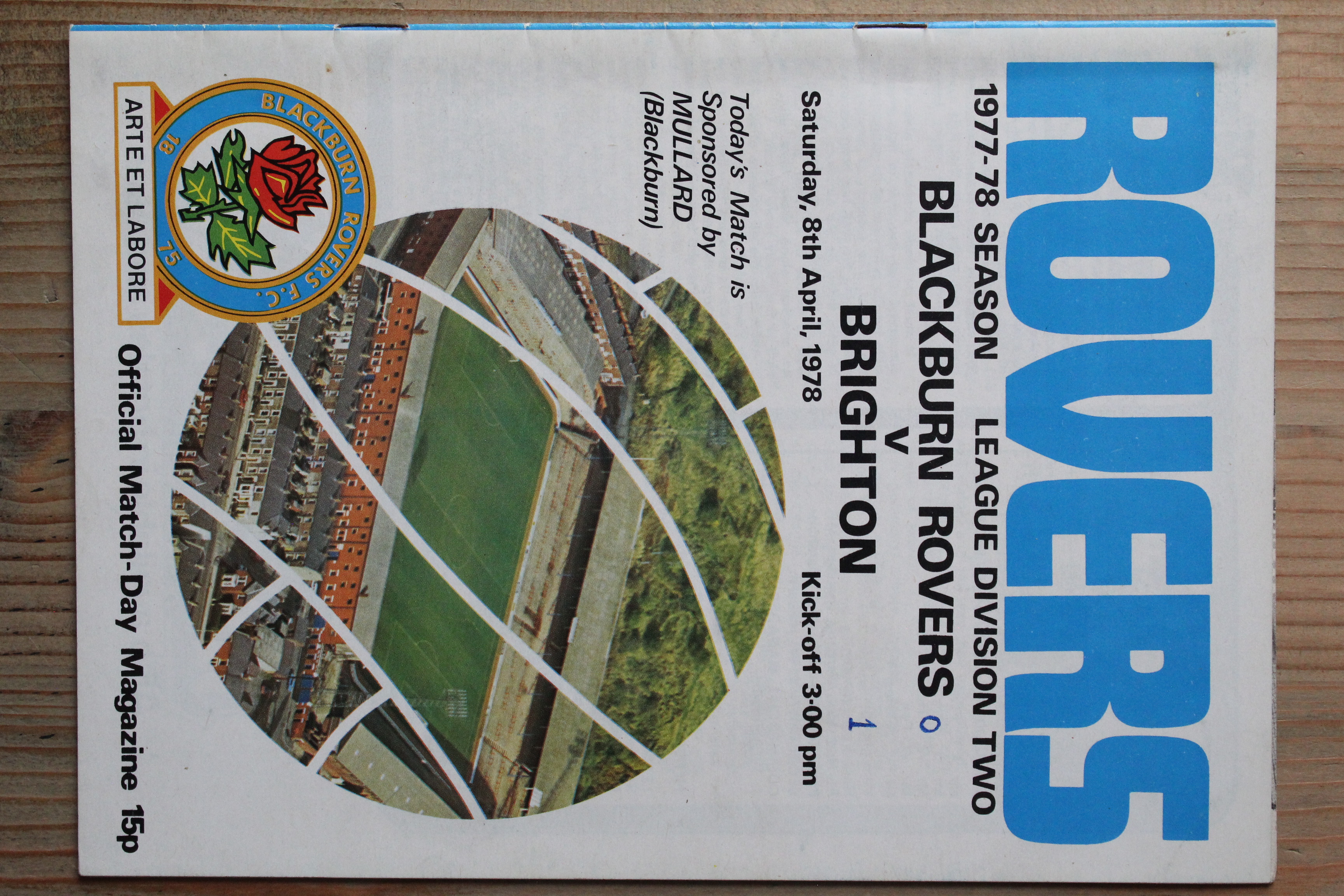 Blackburn Rovers FC v Brighton & Hove Albion FC