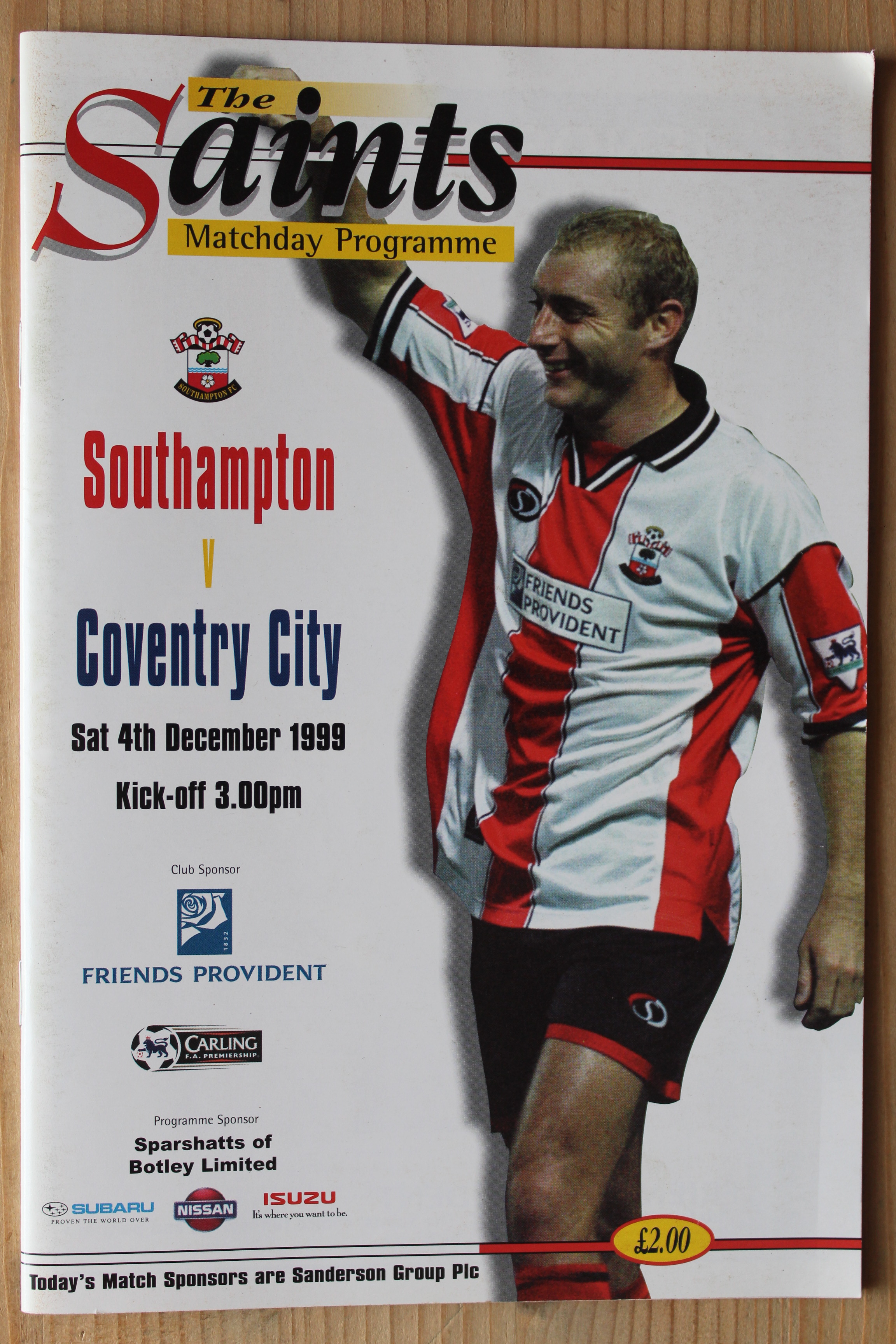 Southampton FC v Coventry City FC