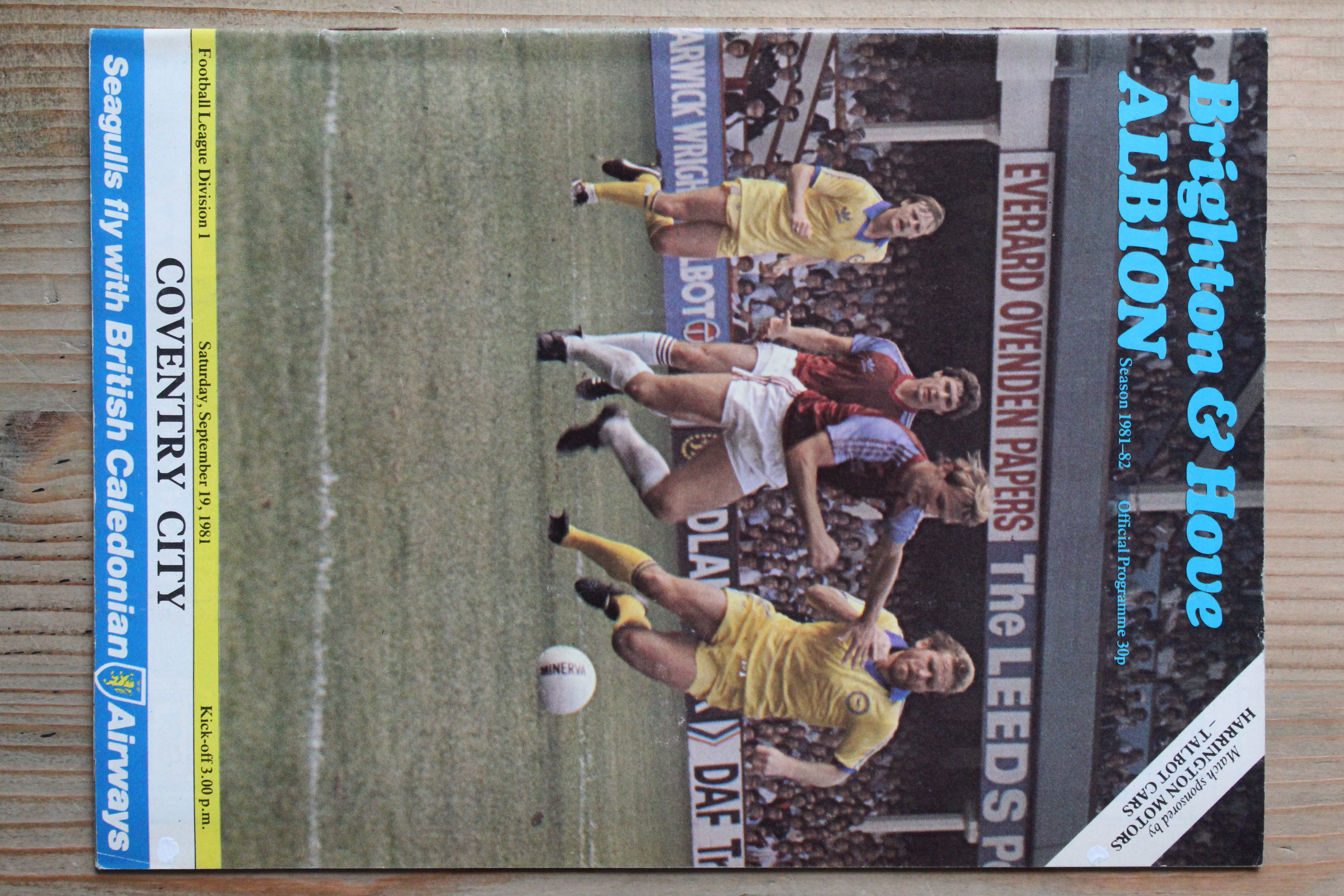 Brighton & Hove Albion FC v Coventry City FC