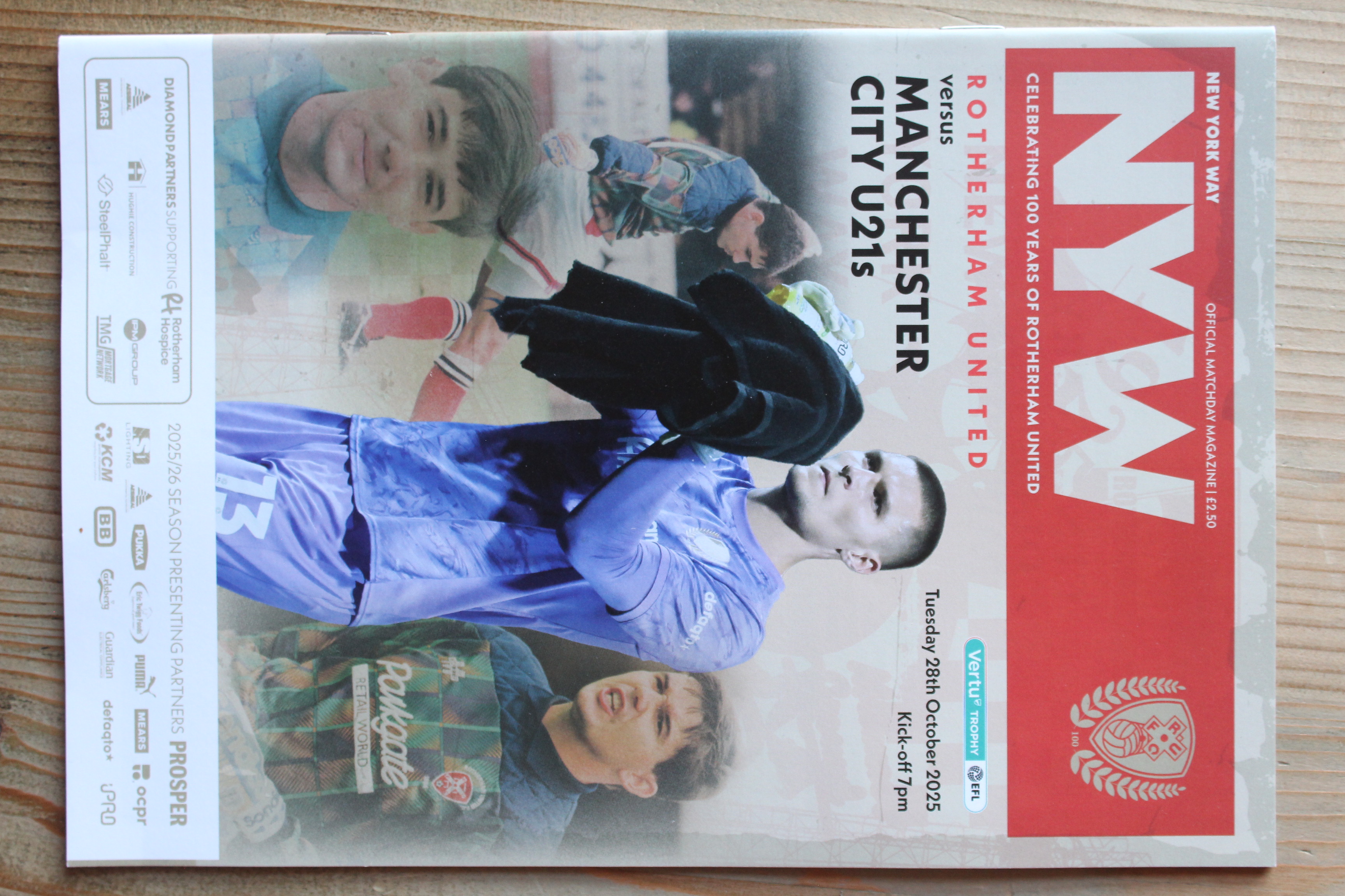 Rotherham United FC v Manchester City FC (U21`s)