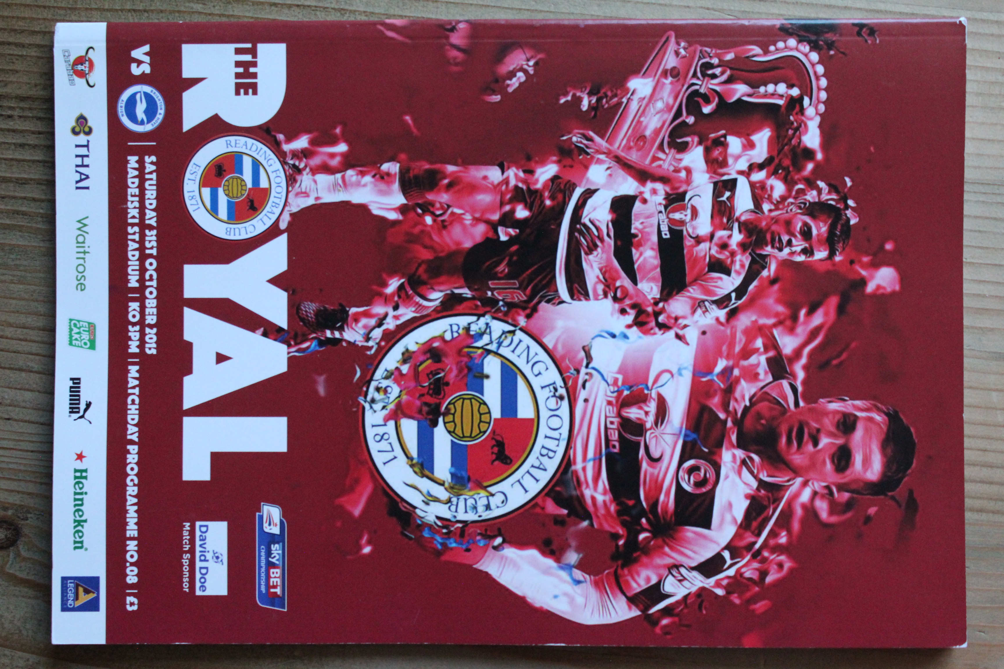 Reading FC v Brighton & Hove Albion FC