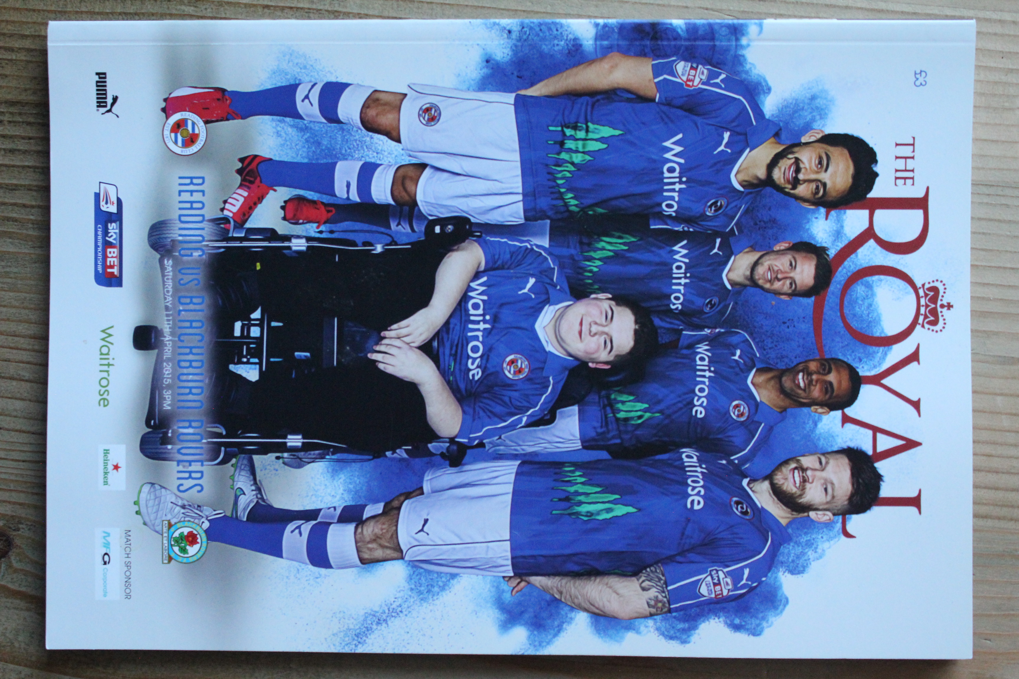 Reading FC v Blackburn Rovers FC