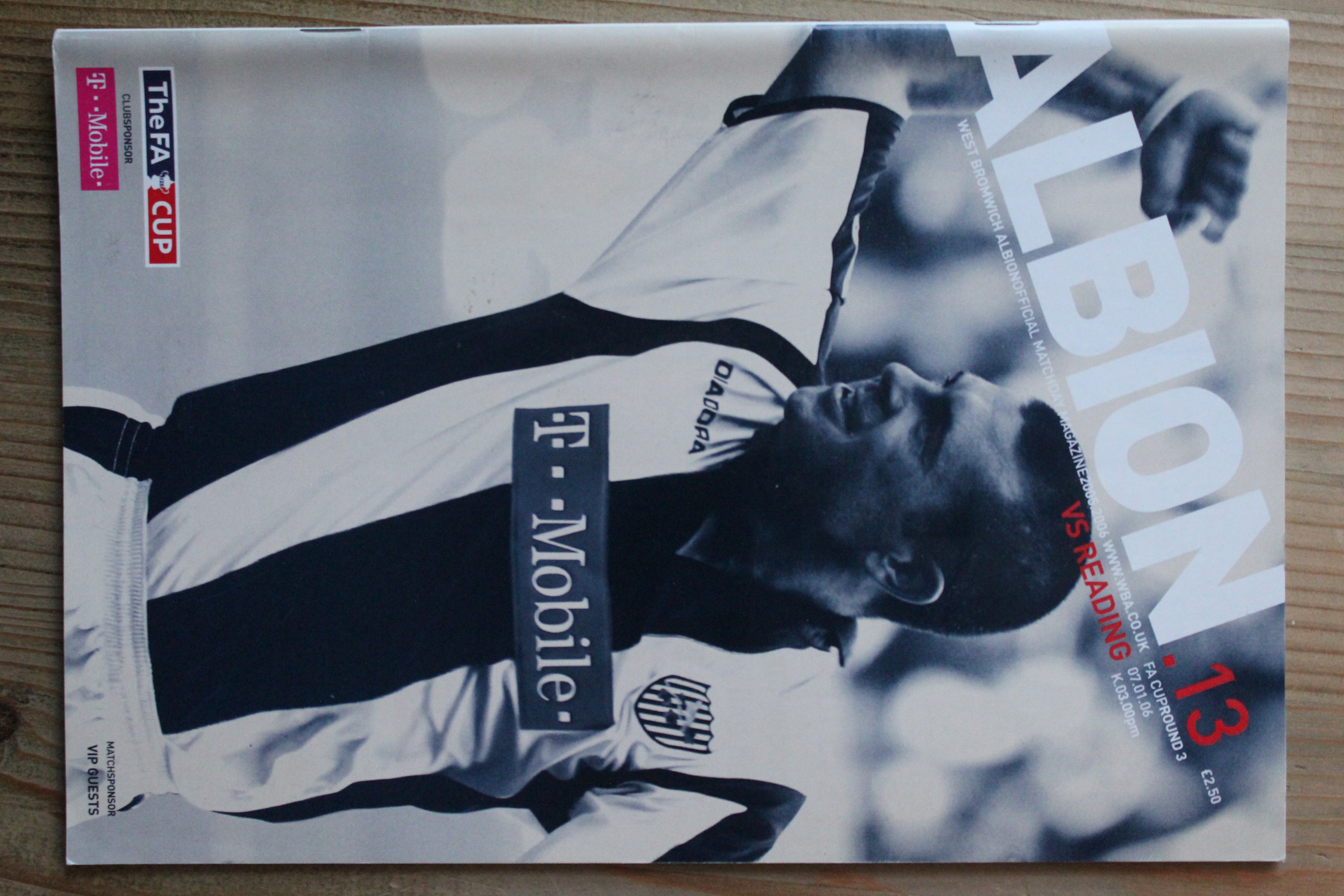 West Bromwich Albion FC  v Reading FC