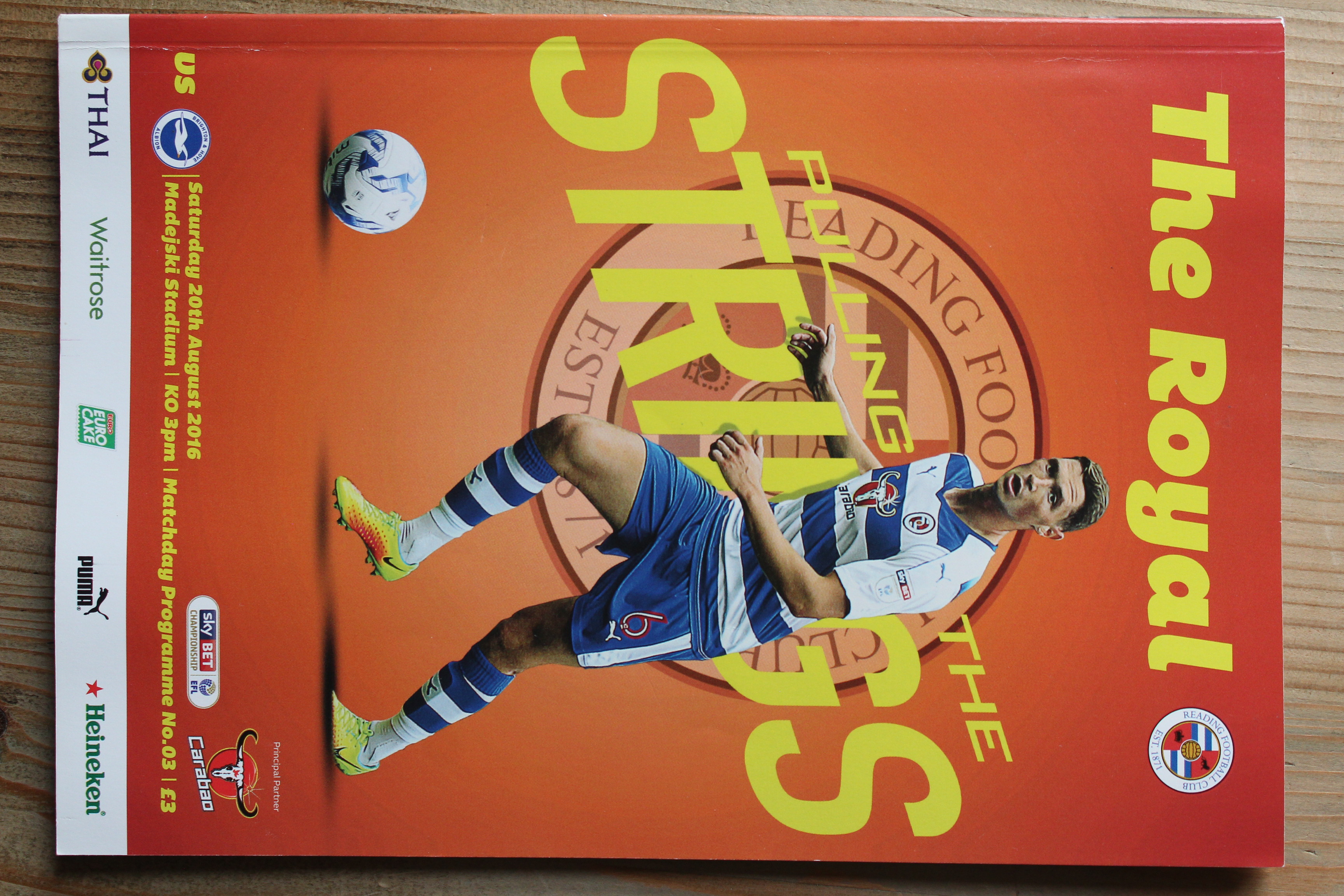 Reading FC v Brighton & Hove Albion FC