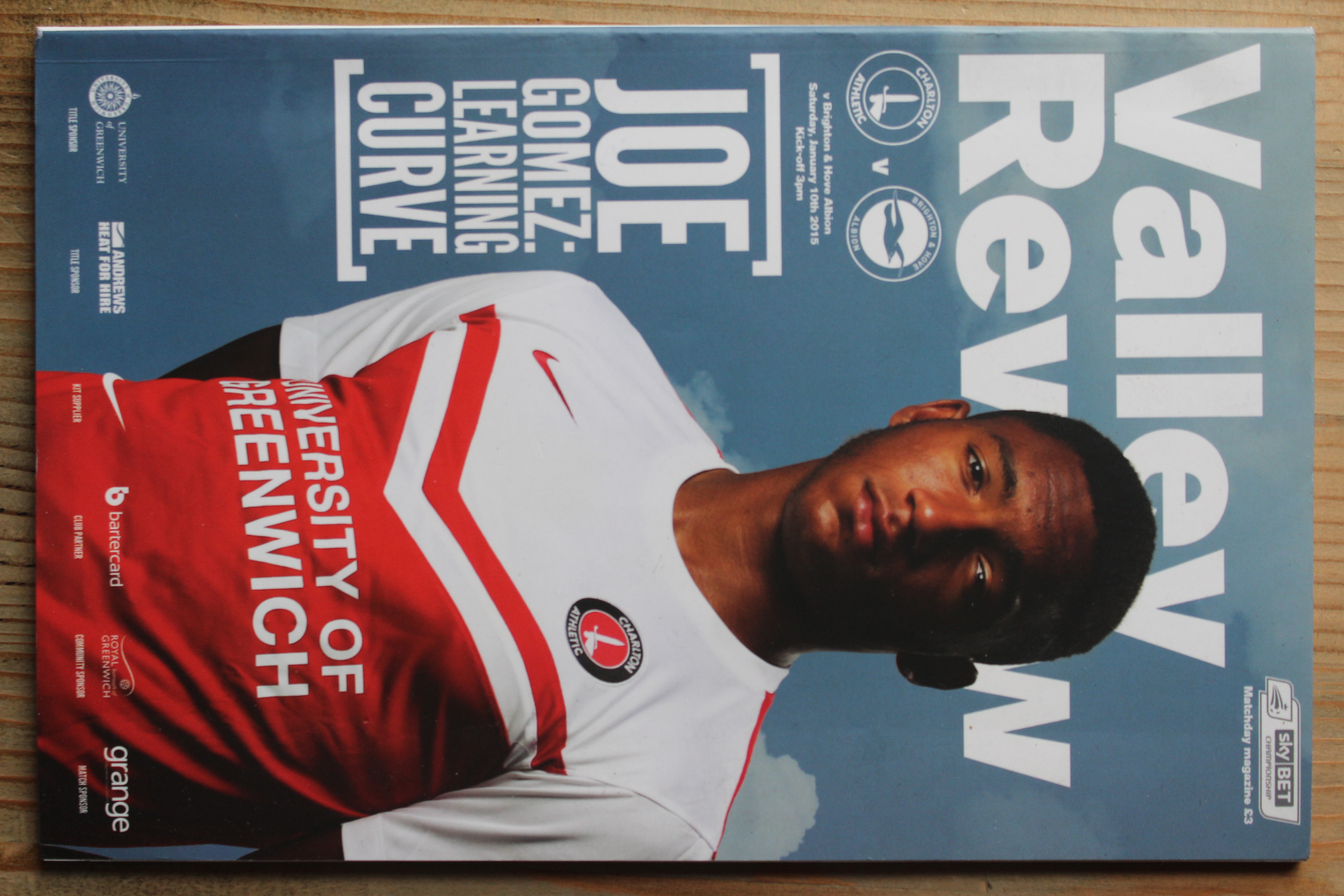 Charlton Athletic FC v Brighton & Hove Albion FC