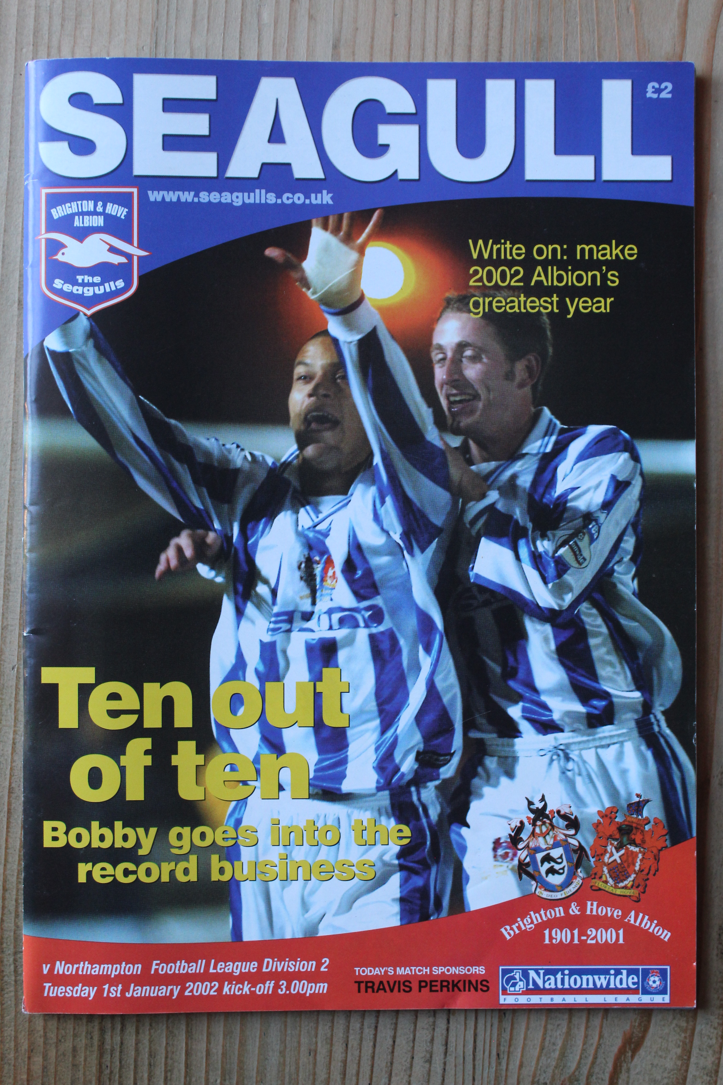 Brighton & Hove Albion FC v Northampton Town FC