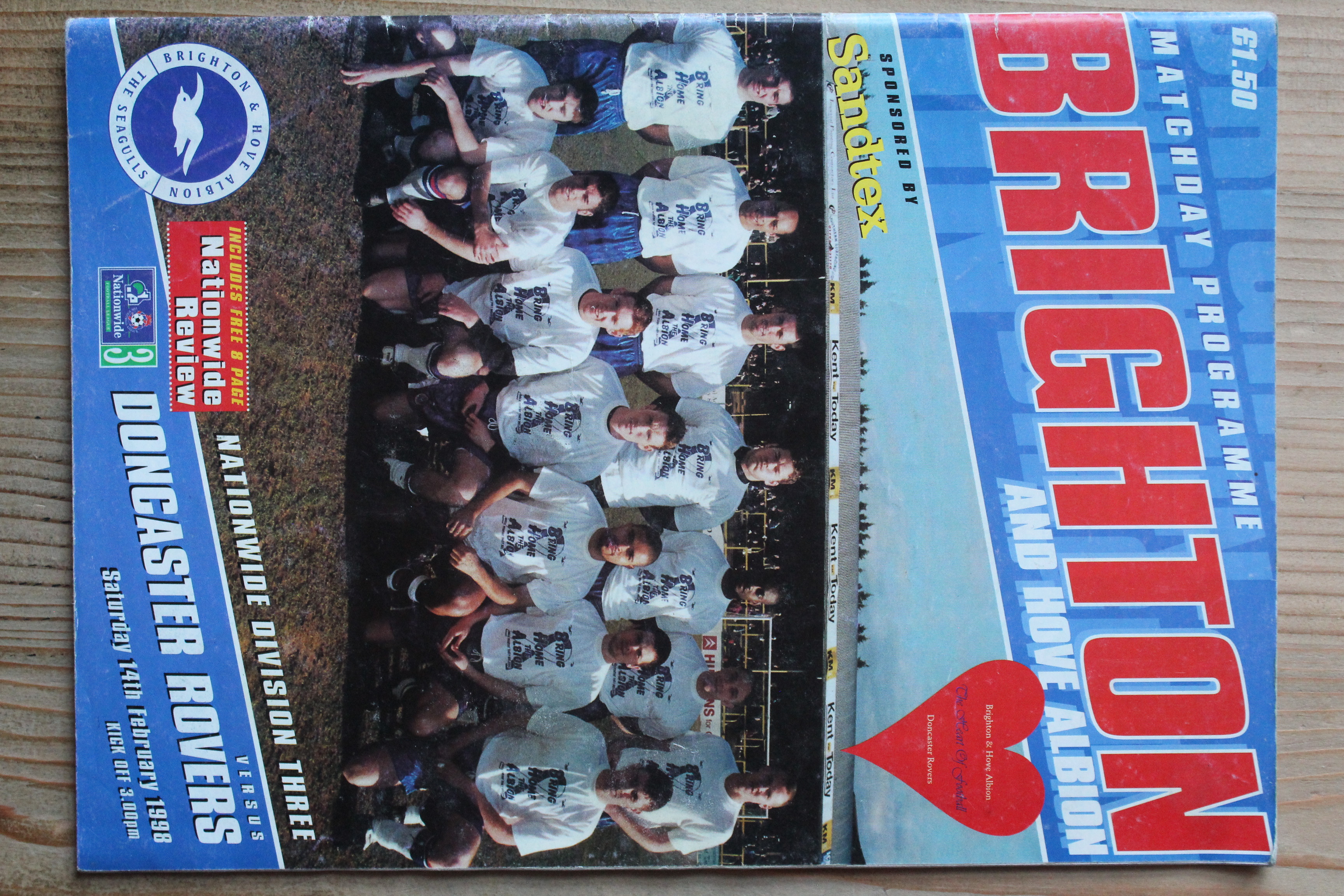 Brighton & Hove Albion FC v Doncaster Rovers FC