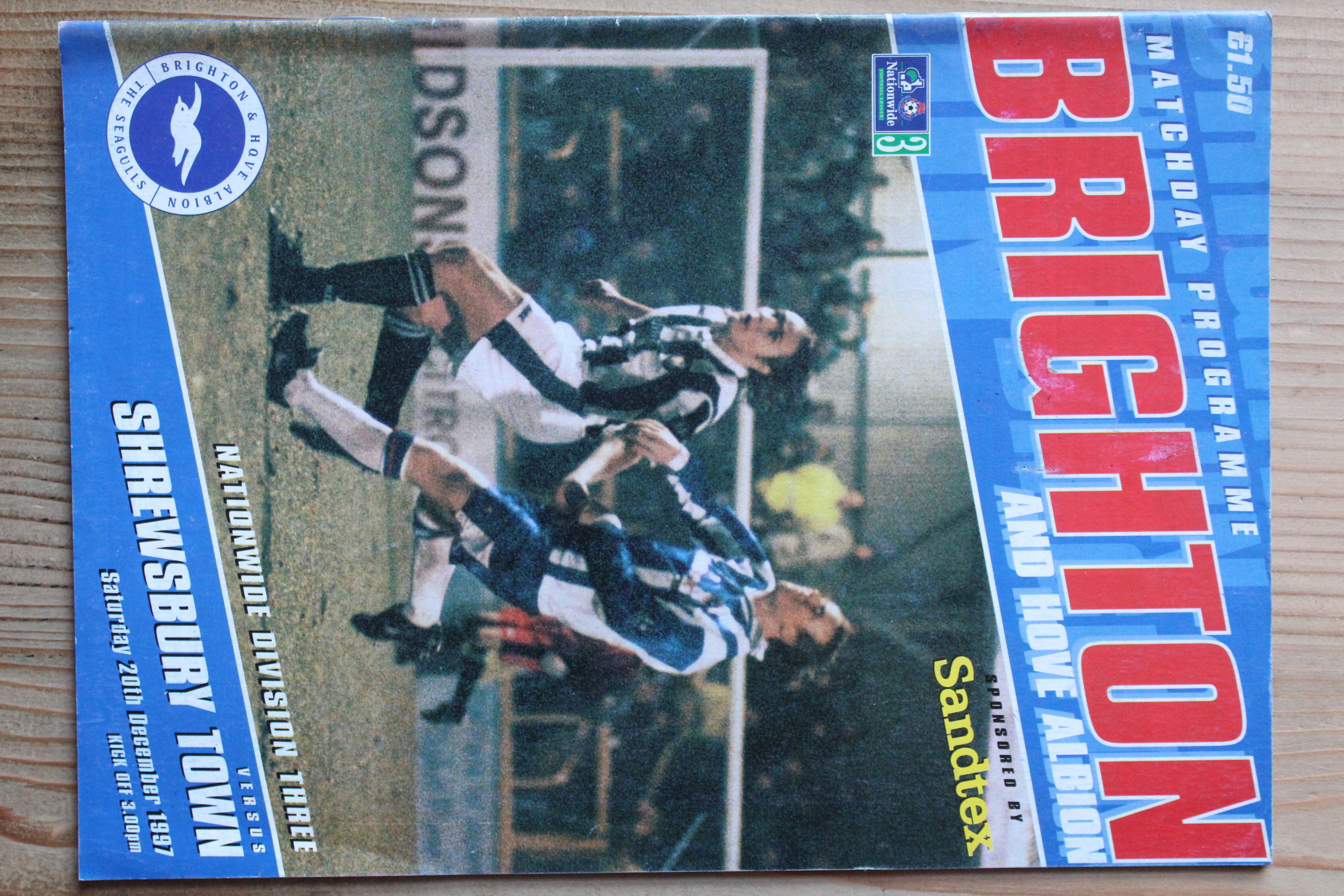 Brighton & Hove Albion FC v Shrewsbury Town FC