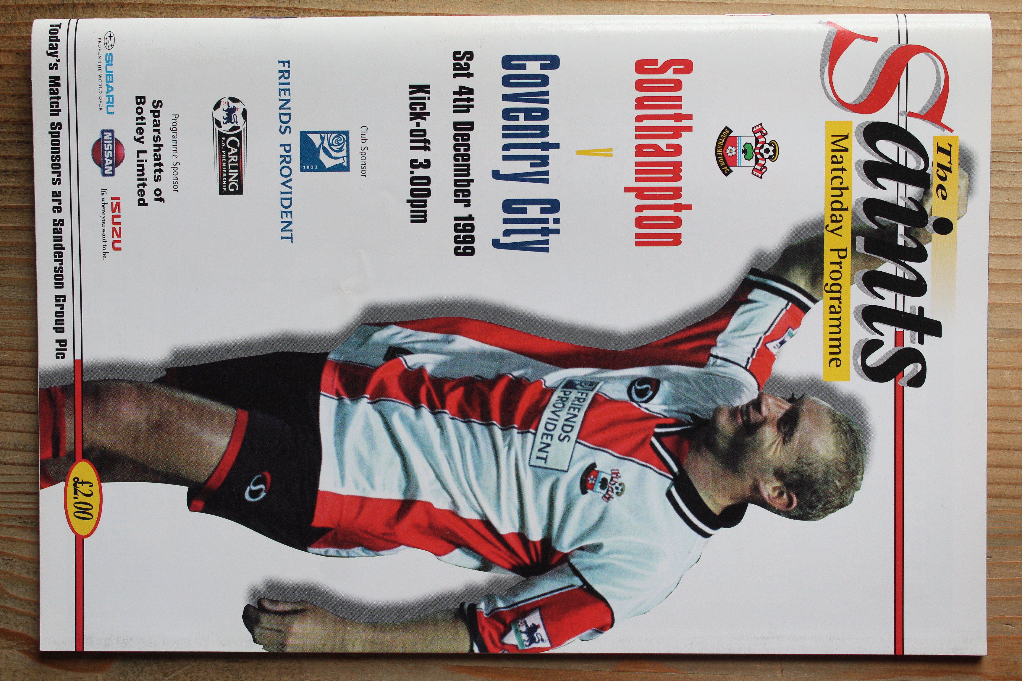 Southampton FC v Coventry City FC