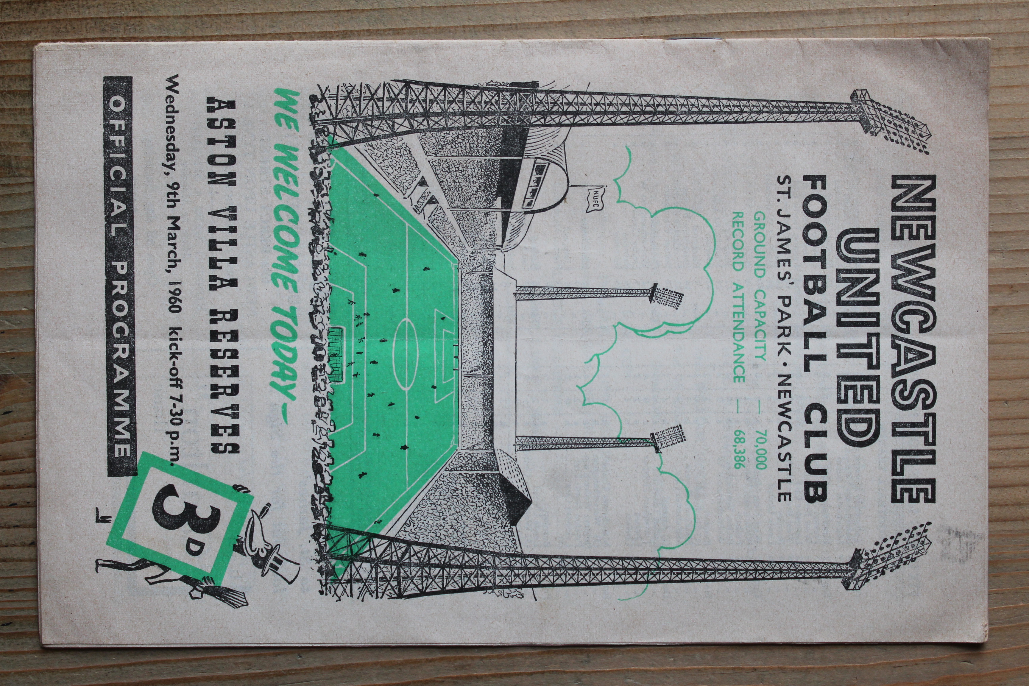 Newcastle United (Res) v Aston Villa (Res)