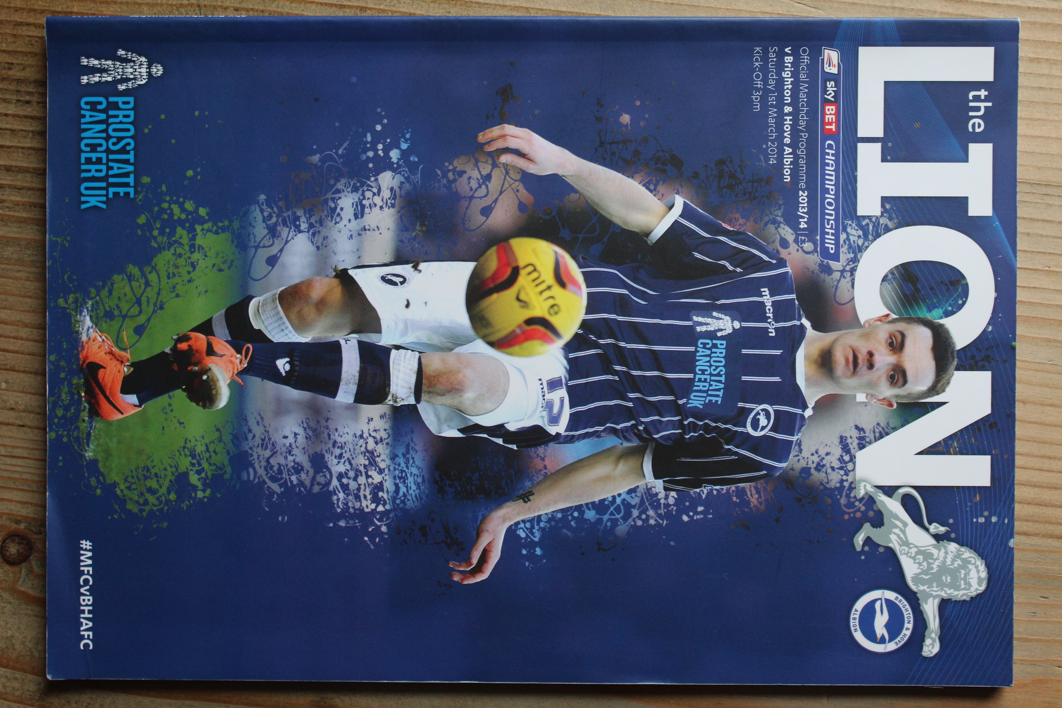 Millwall FC v Brighton & Hove Albion FC