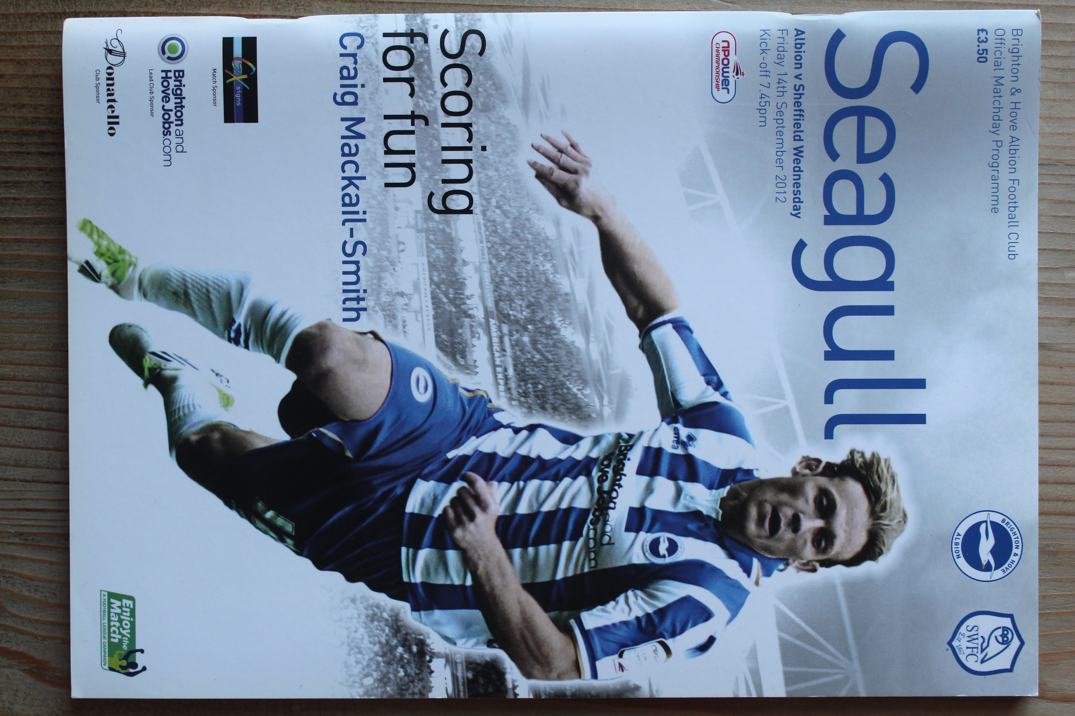 Brighton & Hove Albion FC v Sheffield Wednesday FC 