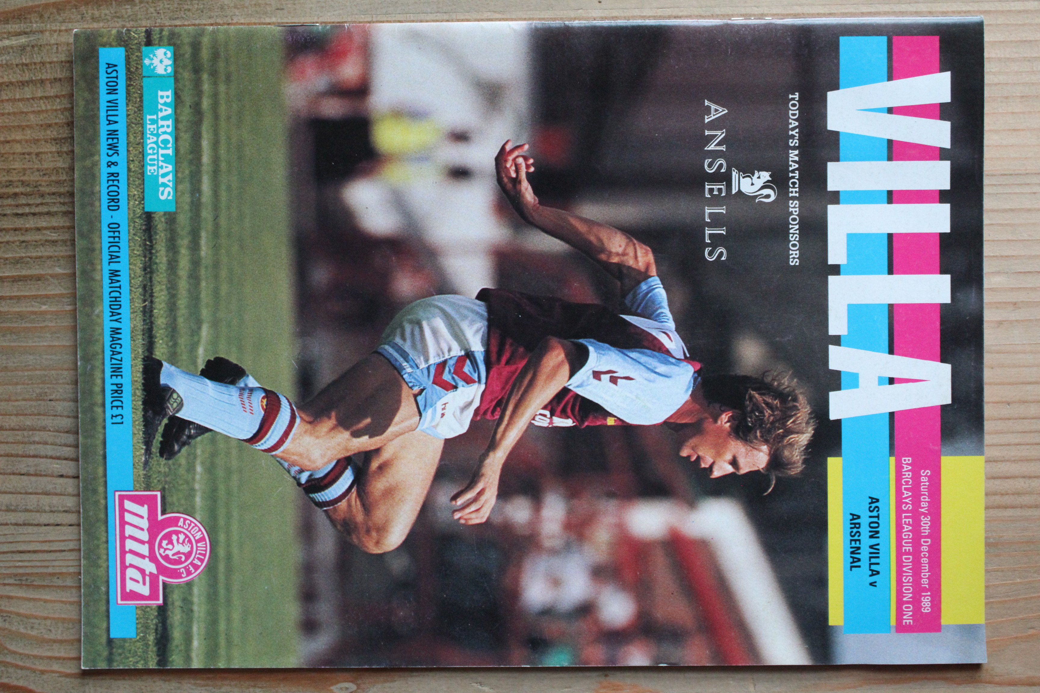 Aston Villa FC v Arsenal FC