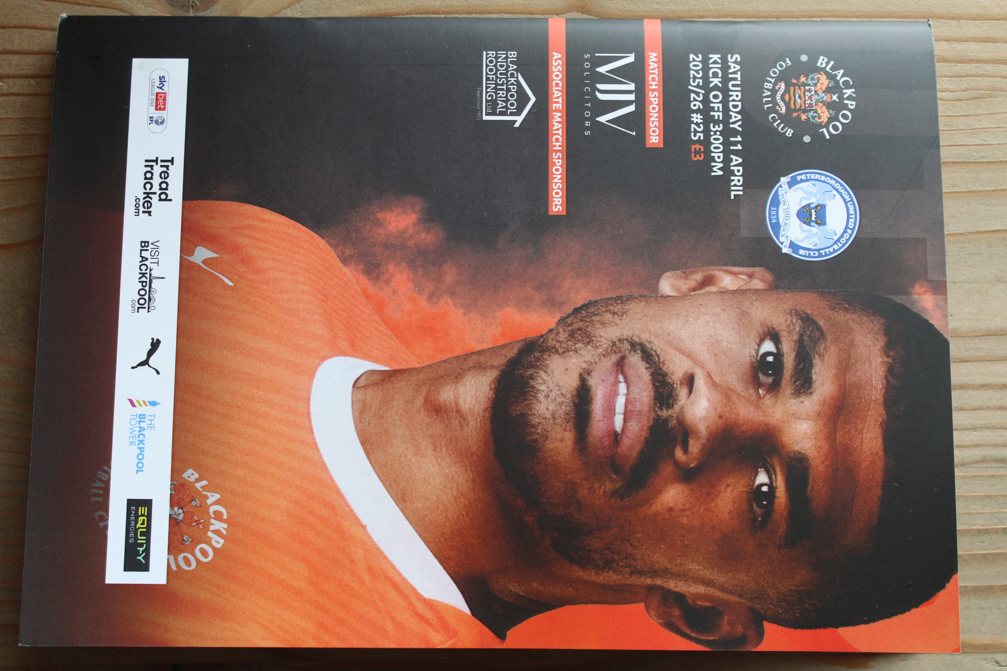 Blackpool FC v Peterborough United FC