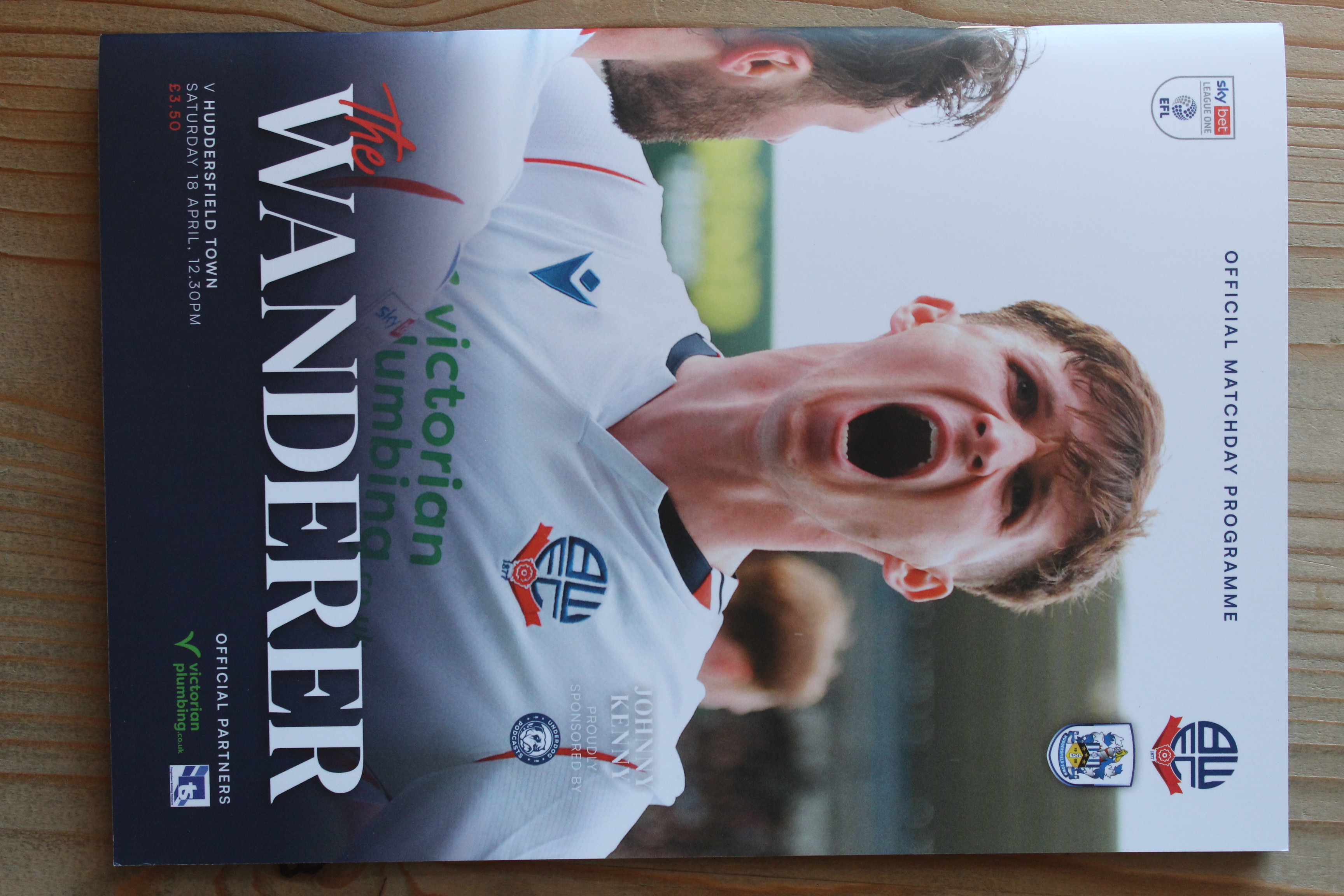Bolton Wanderers FC v Huddersfield Town FC