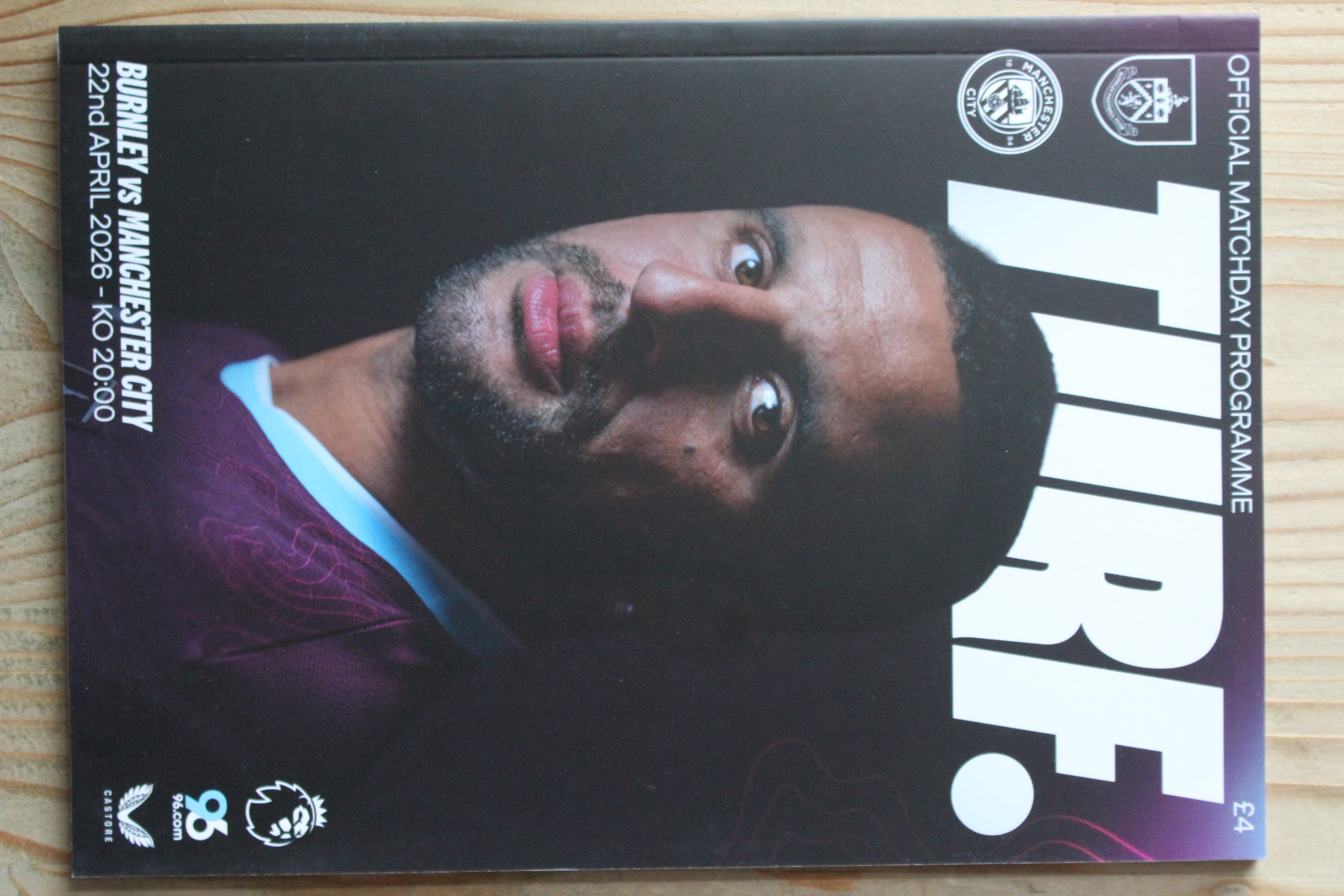 Burnley FC v Manchester City FC