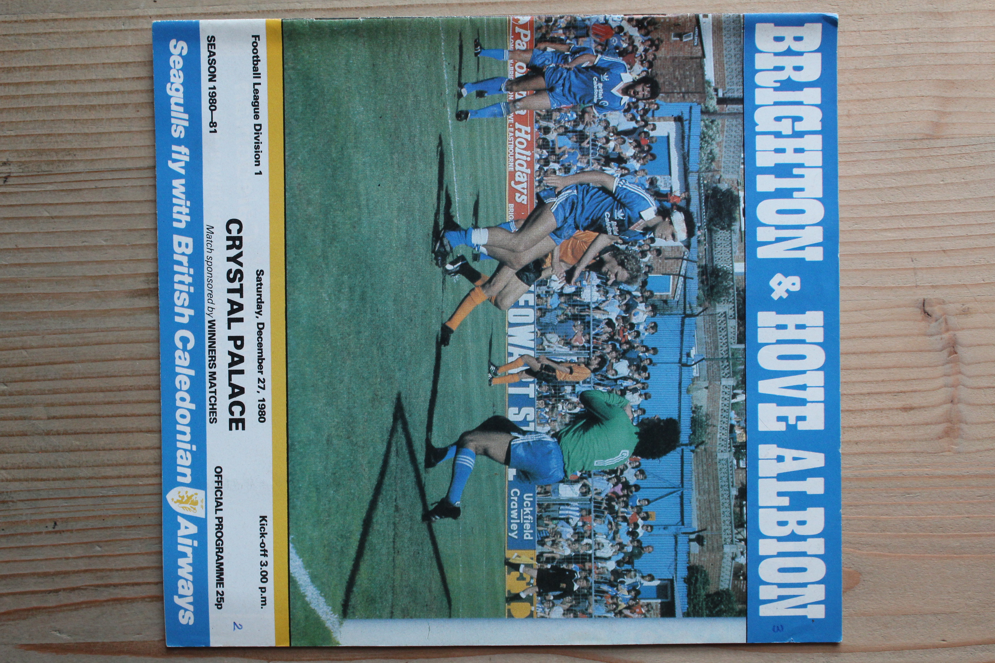 Brighton & Hove Albion FC v Crystal Palace FC