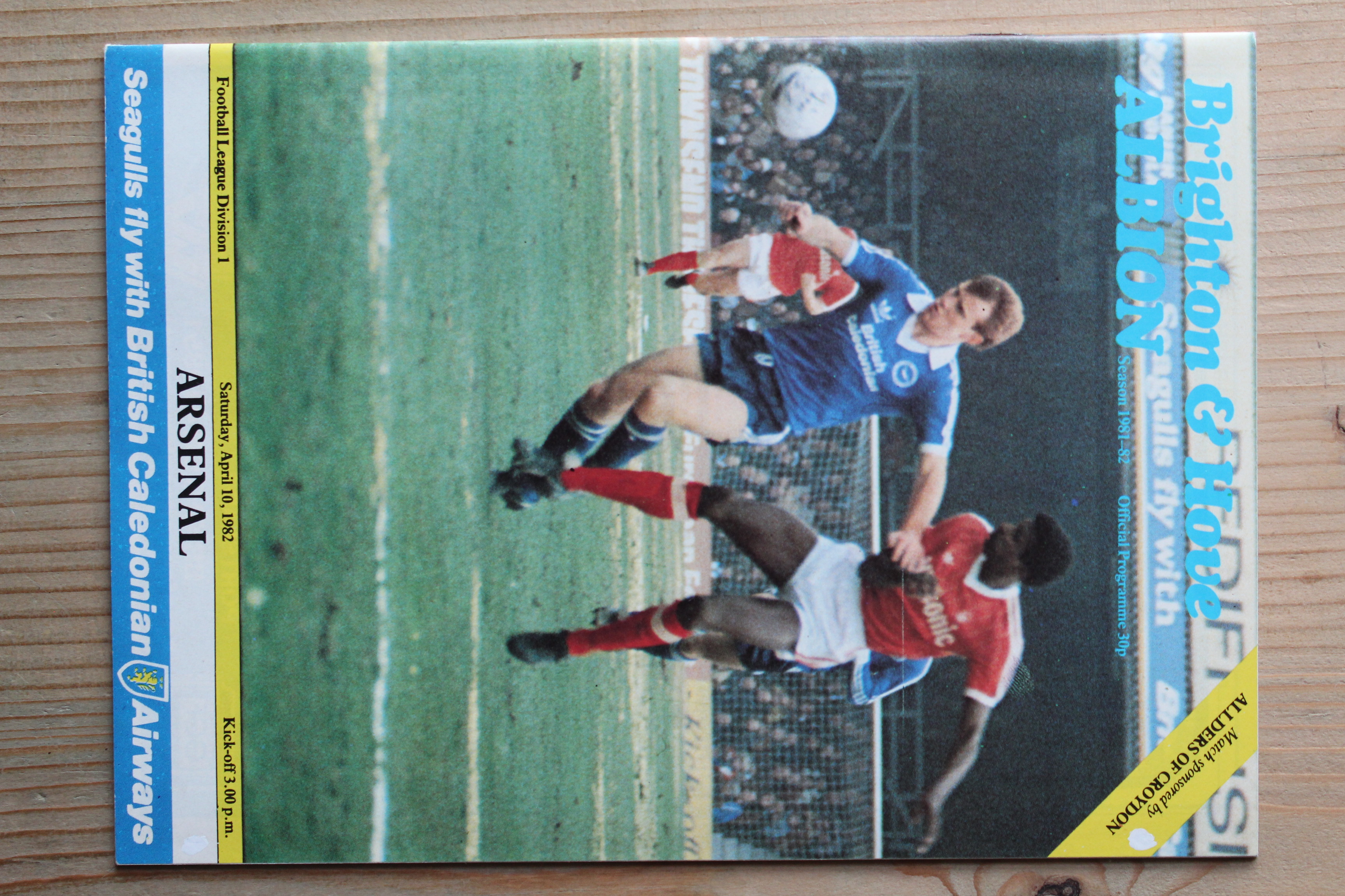 Brighton & Hove Albion FC v Arsenal FC