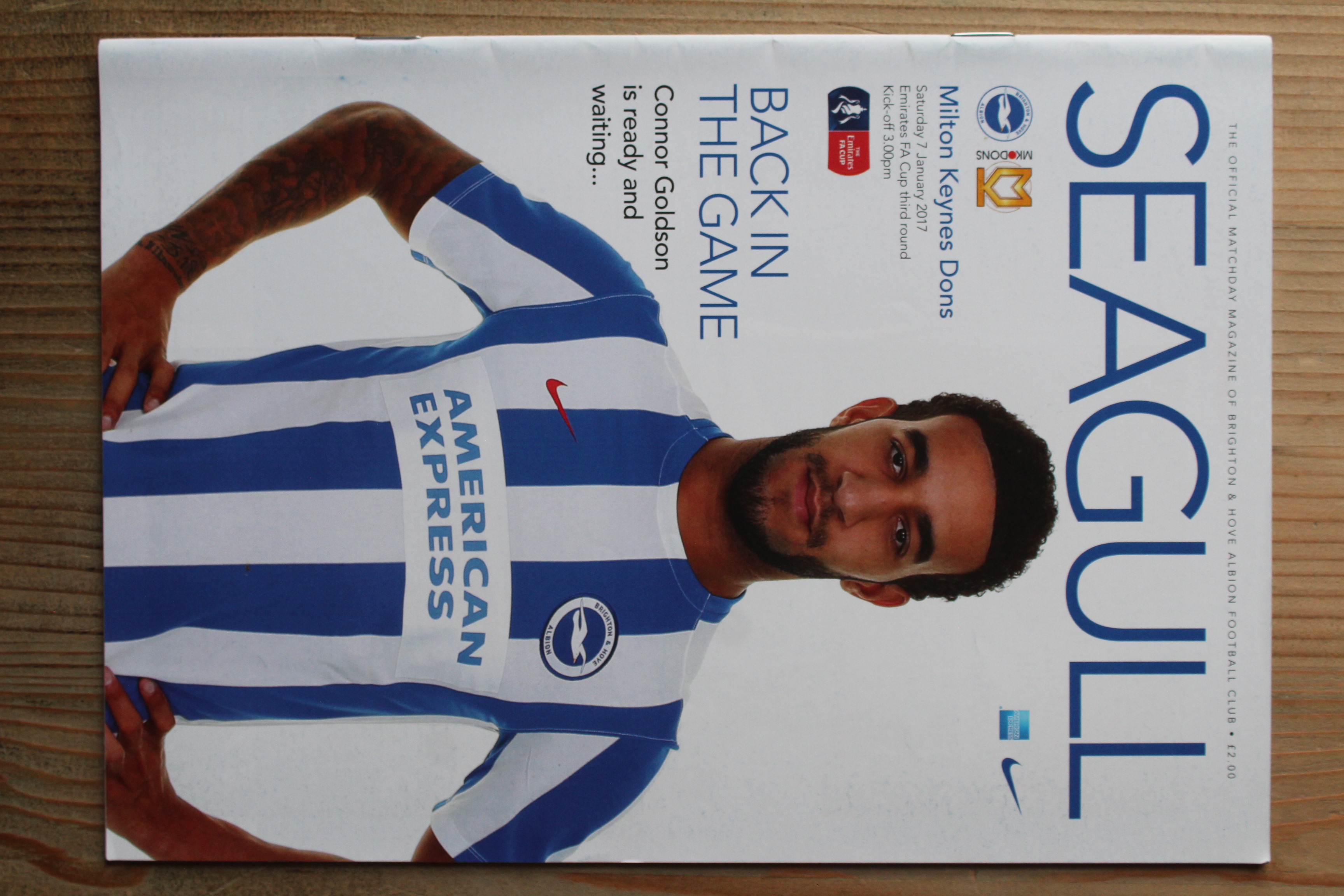 Brighton & Hove Albion FC v MK Dons (Milton Keynes Dons)