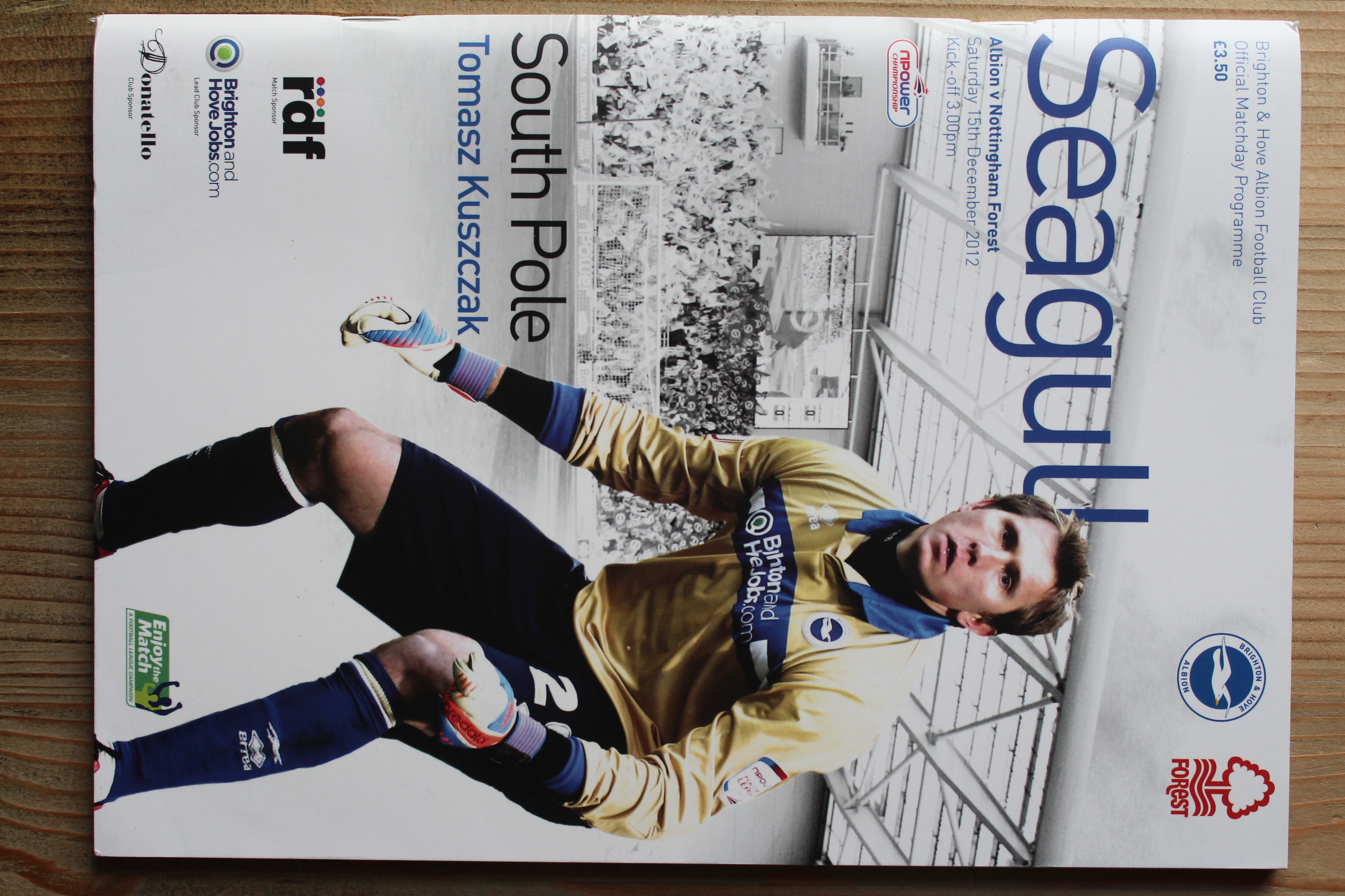 Brighton & Hove Albion FC v Nottingham Forest FC