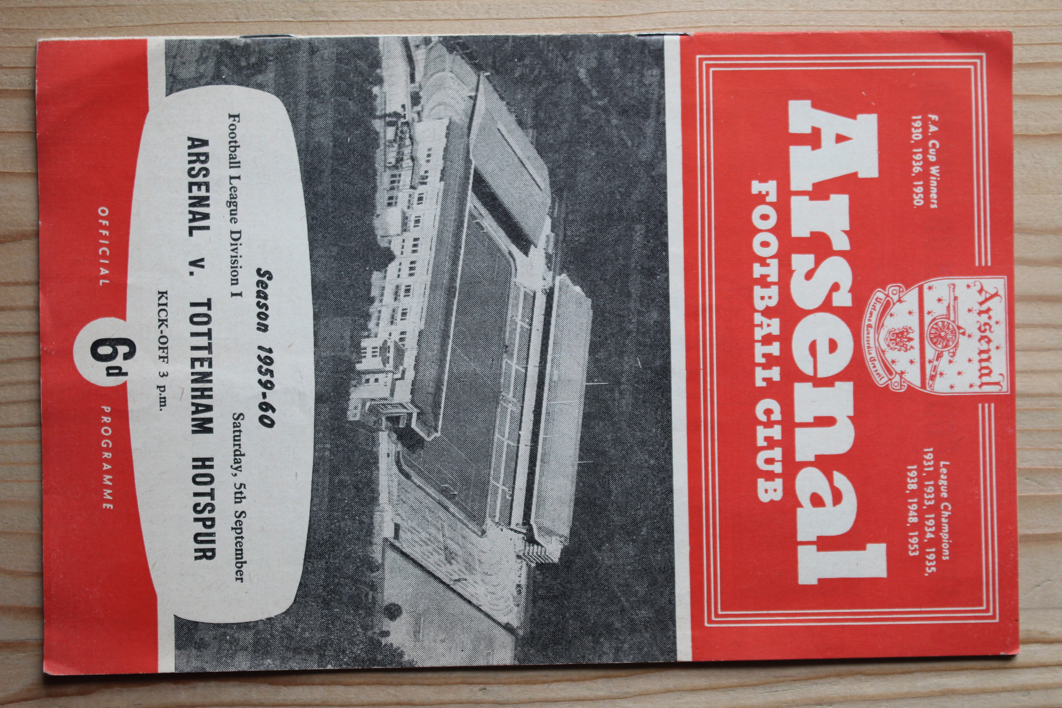 Arsenal FC v Tottenham Hotspur FC