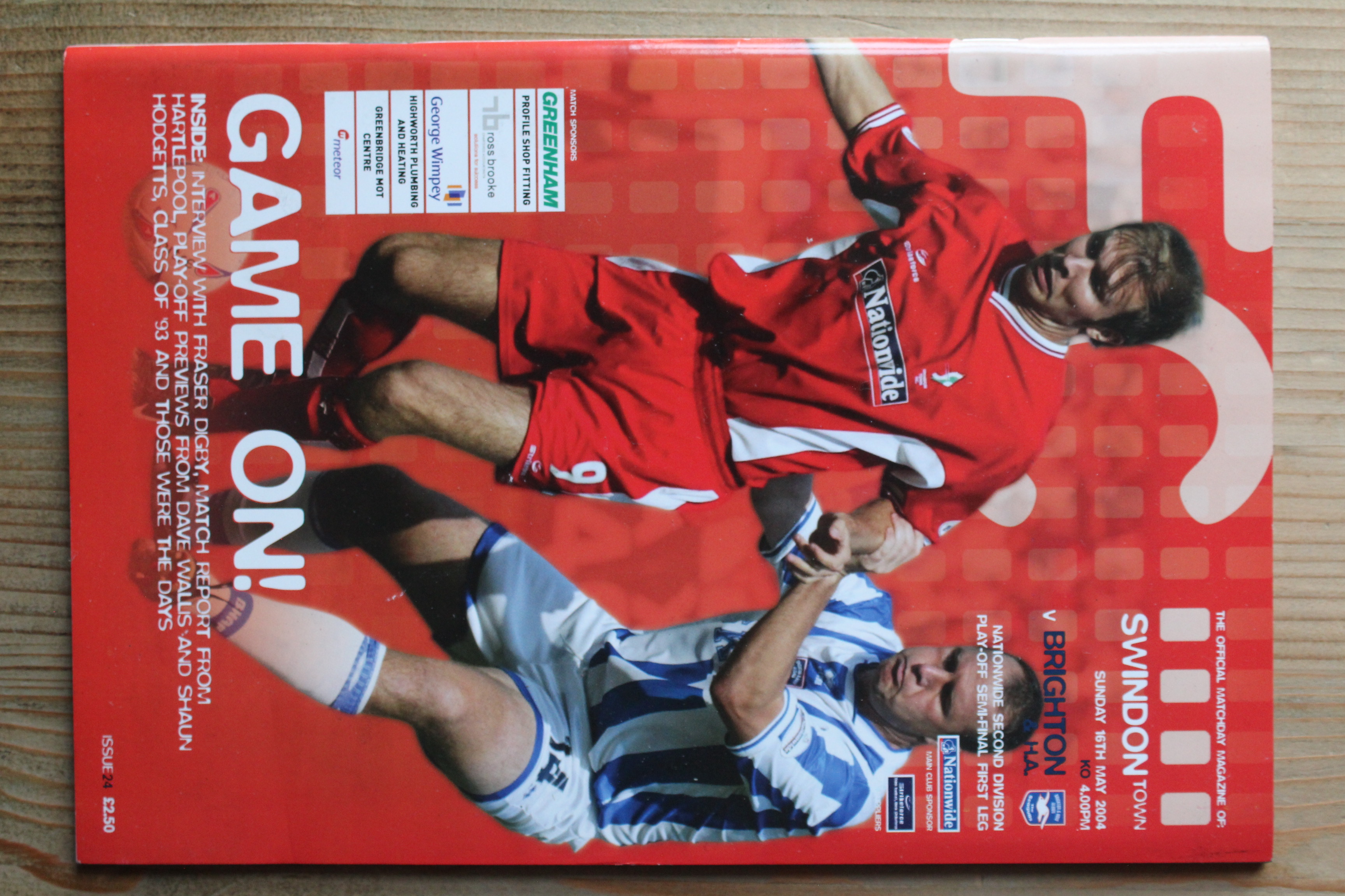 Swindon Town FC v Brighton & Hove Albion FC