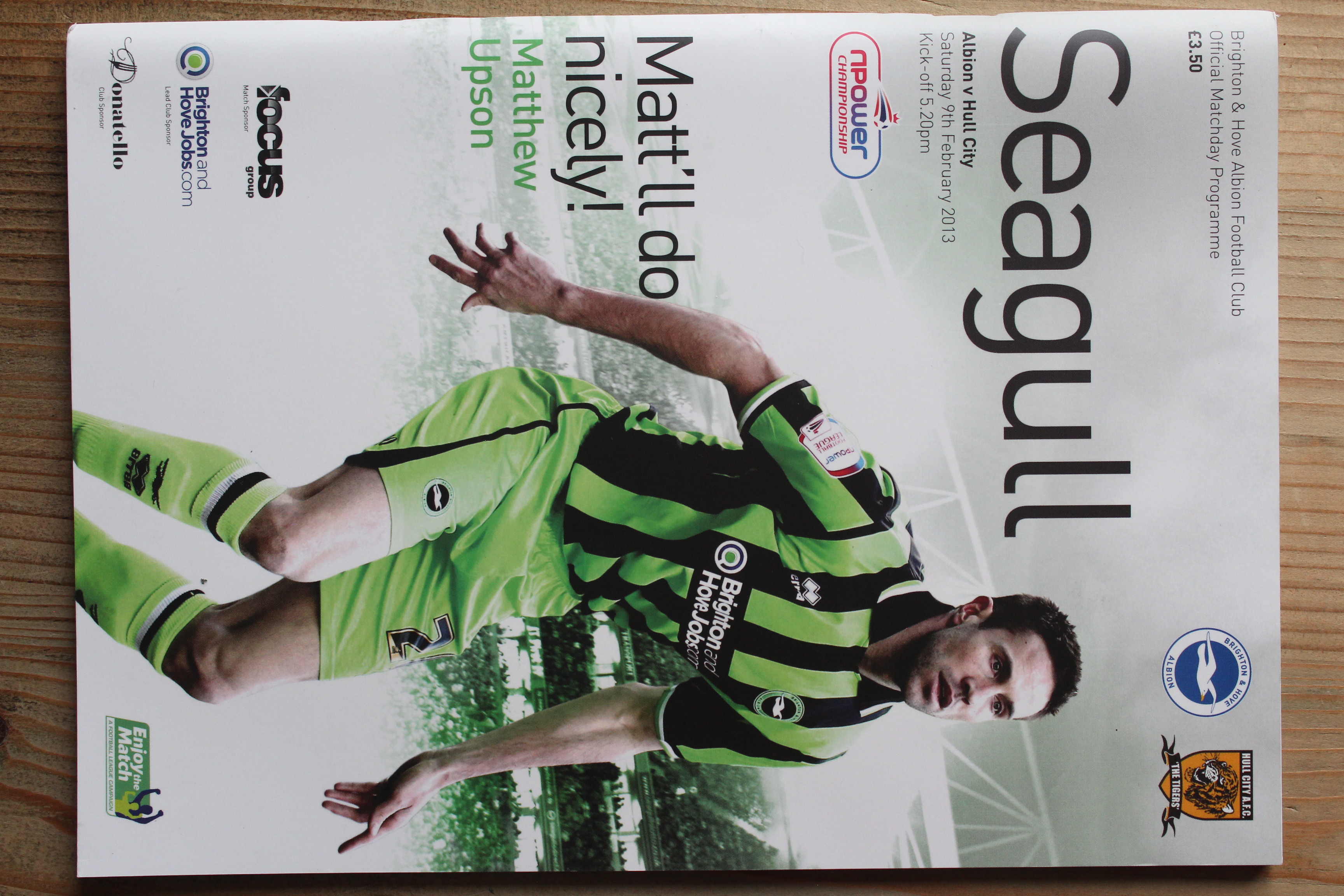 Brighton & Hove Albion FC v Hull City FC