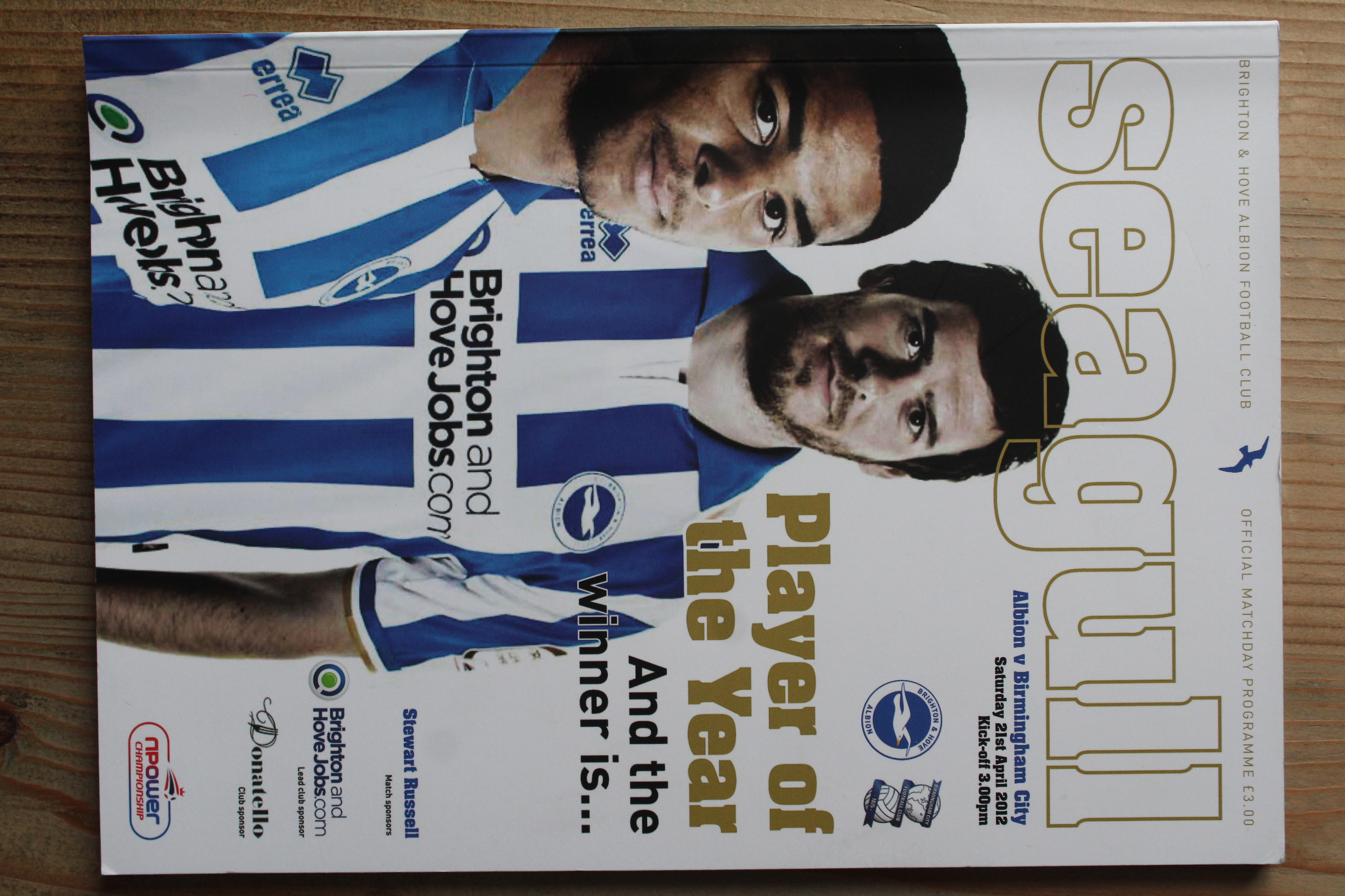 Brighton & Hove Albion FC v Birmingham City FC